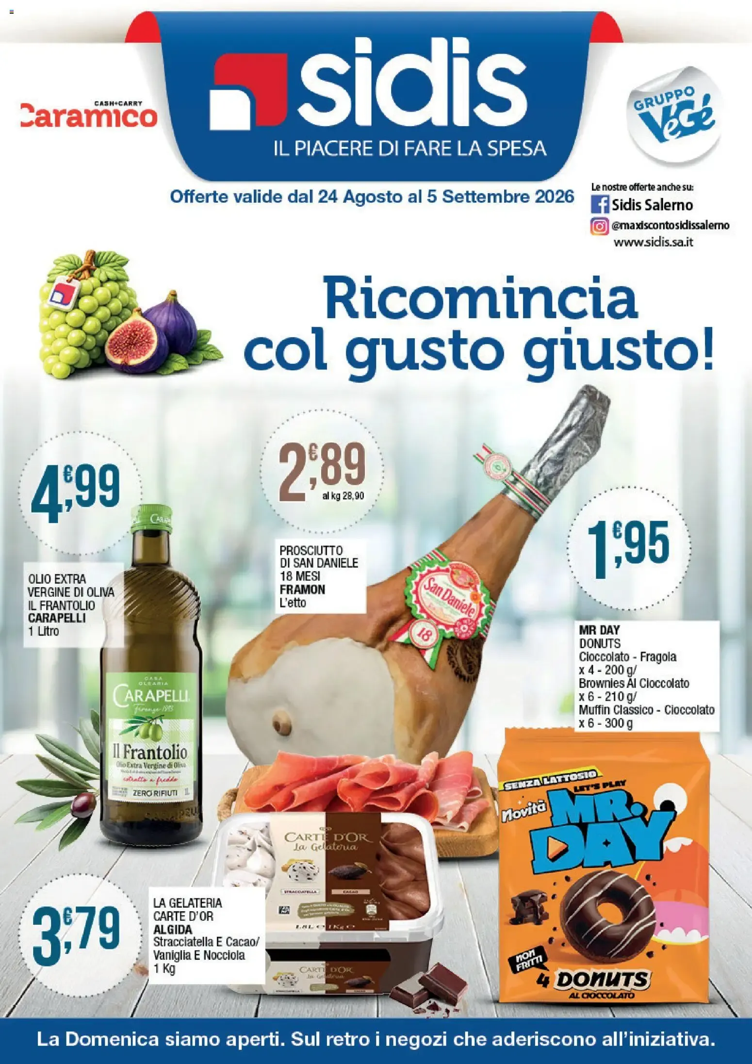 Sidis volantino dal 24/08/2026 - online Offerte da 24 agosto a 5 settembre di 2026 - Pagina del volantino 1