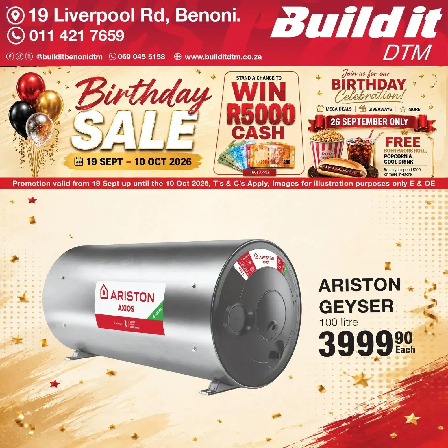 Build It Gauteng - Birthday sale celebration (19/09/2026 - 10/10/2026) Online from 19 September to 10 October 2026 - Catalogue Page 8