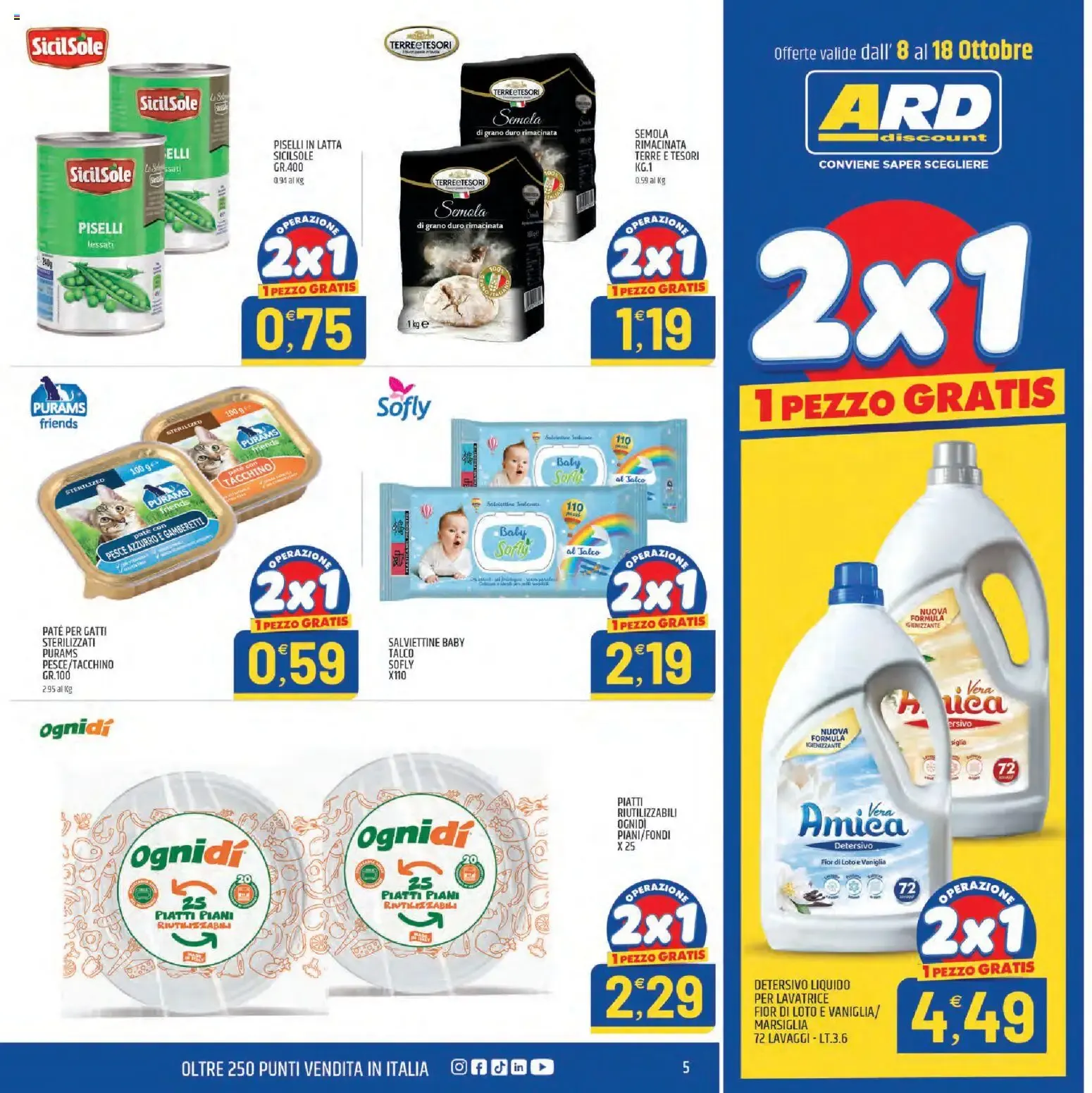 Nuovo ARD Discount volantino Sardegna dal 08/10/2026 > offerte anteprima 🛍️ da 8 ottobre a 18 ottobre di 2026 - Pagina del volantino 5