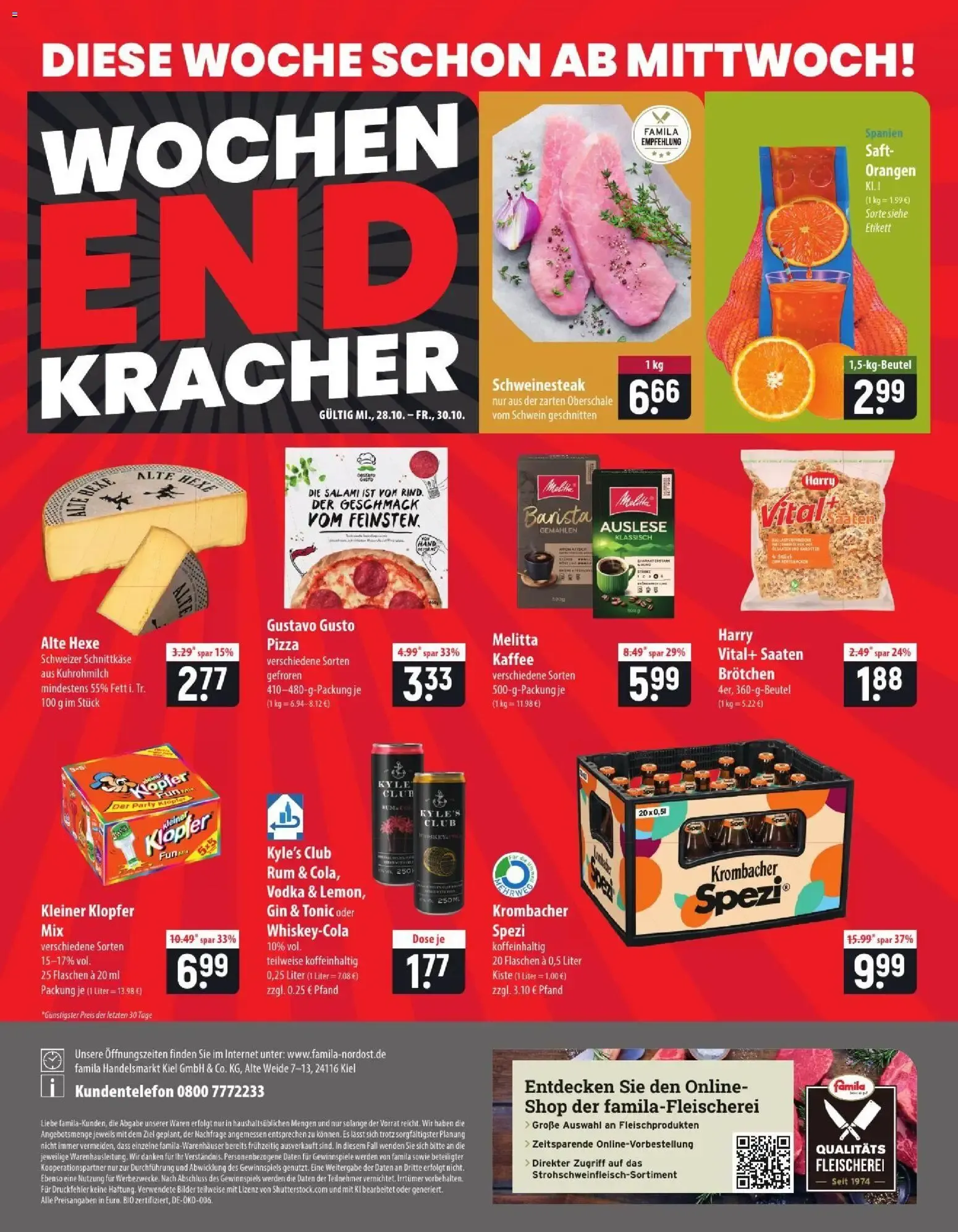 Famila Prospekt (ab 26.10.2026) zum Blättern von 26. Oktober bis 30. Oktober 2026 - Prospekt seite 24