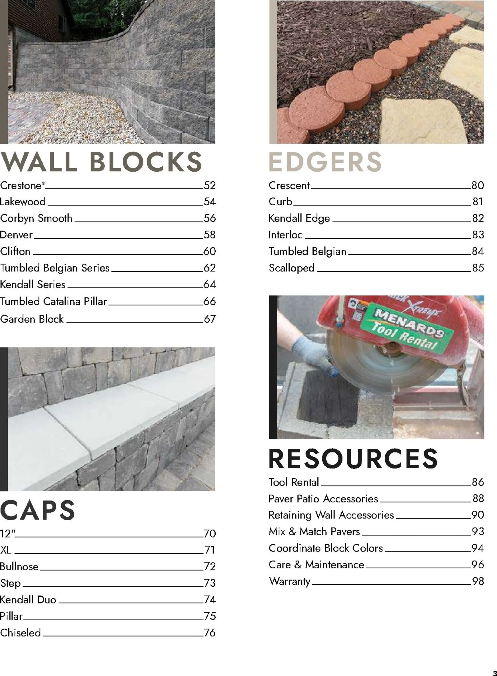 Weekly ad Current Menards - Landscape Block Catalog leaflet valid from Thursday 04/02/2026 to Thursday 12/31/2026 from April 2 to December 31 2026 - Page 4