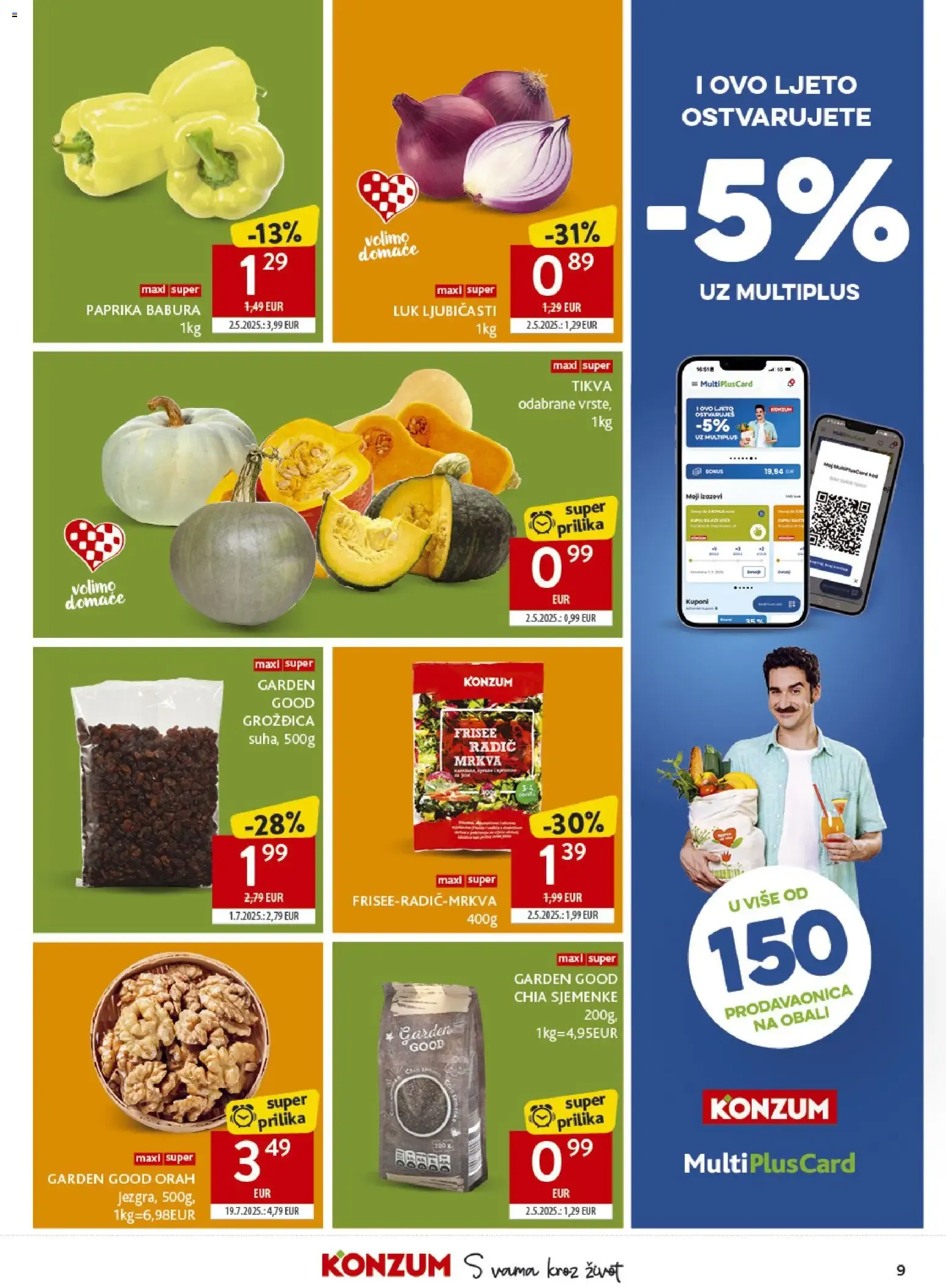 Katalog Konzum Katalog od 29. srpnja do 3. kolovoza 2026. - Pregled Stranica 9