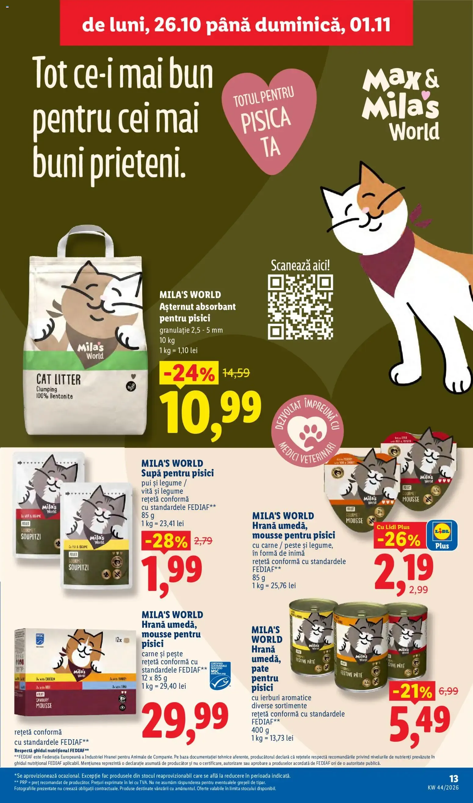 Catalog Catalog LIDL 26.10.2026 - Oferta și Revista online de la 26 octombrie până la 1 noiembrie 2026 - Revista Pagina 13