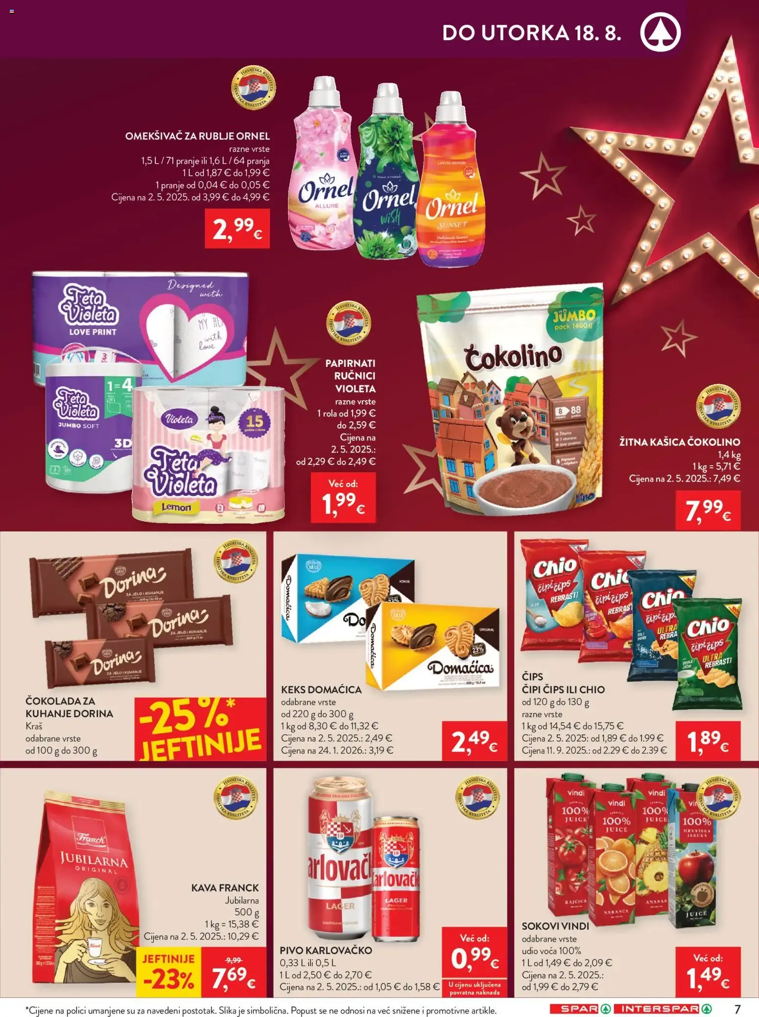 Katalog Interspar Katalog novi od 12.08.2026 na listanje > letak digitalni od 12. kolovoza do 18. kolovoza 2026. - Pregled Stranica 7