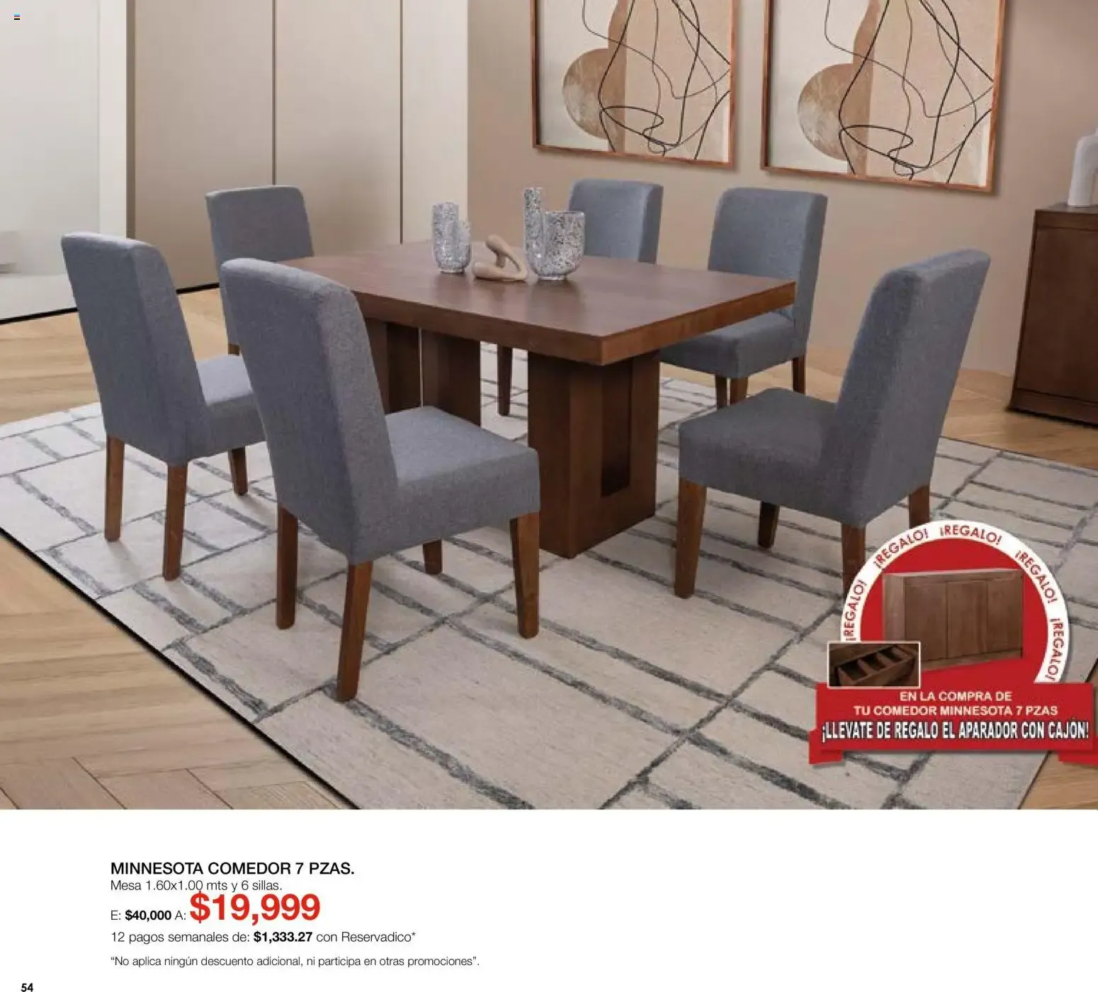 Catálogo de Dico Muebles - Medio Año Medio Precio 1 de agosto al 31 de agosto 2026 - Pagina 54