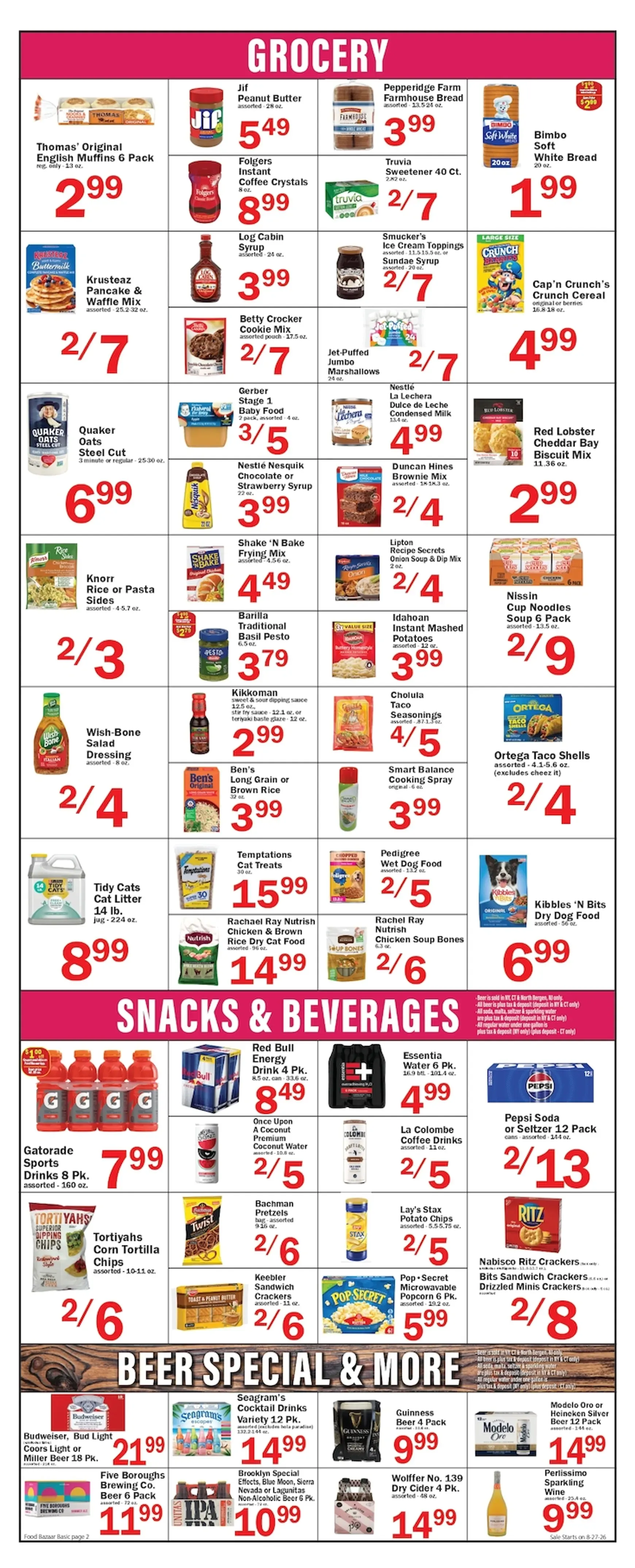 Weekly ad Food Bazaar Supermarket: Get 2X Points from August 27 to September 2 2026 - Page 2
