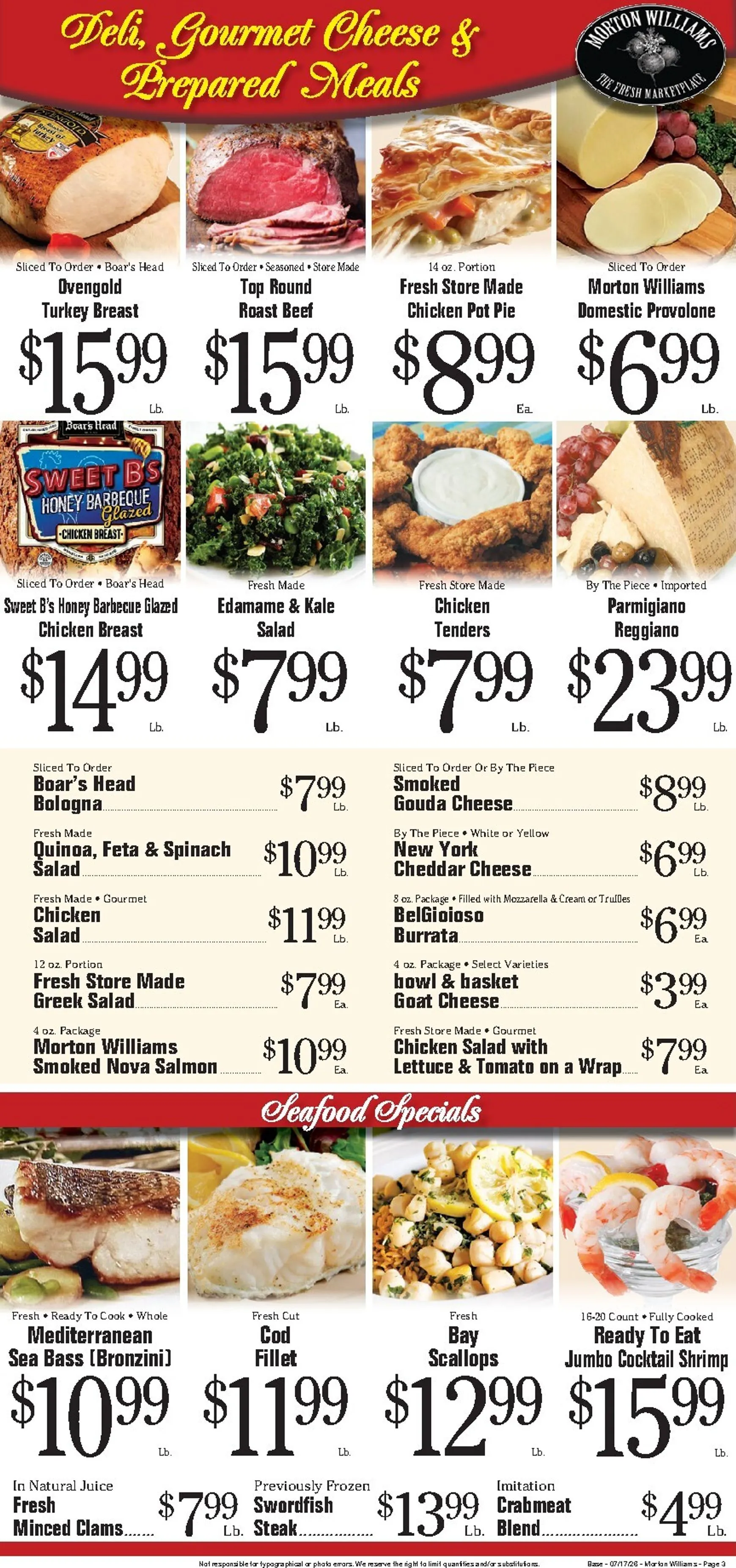 Weekly ad Current Morton Williams - Manhattan / Jersey City leaflet valid from Friday 07/17/2026 to Thursday 07/23/2026 from July 17 to July 23 2026 - Page 3