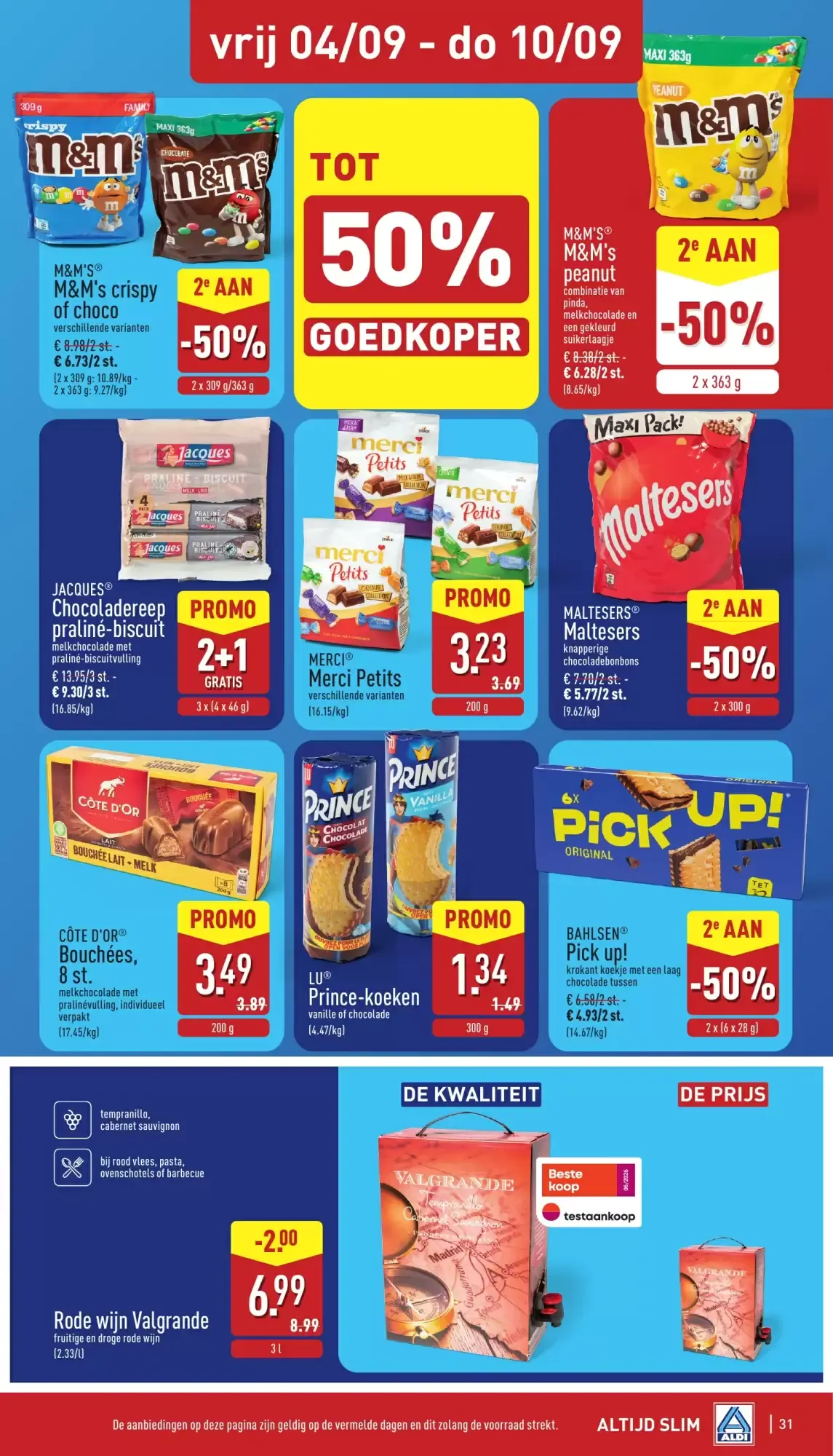 ALDI Folder van 31/08 t.e.m. 05/09 van 31 augustus tot 5 september 2026 - folder pagina 30