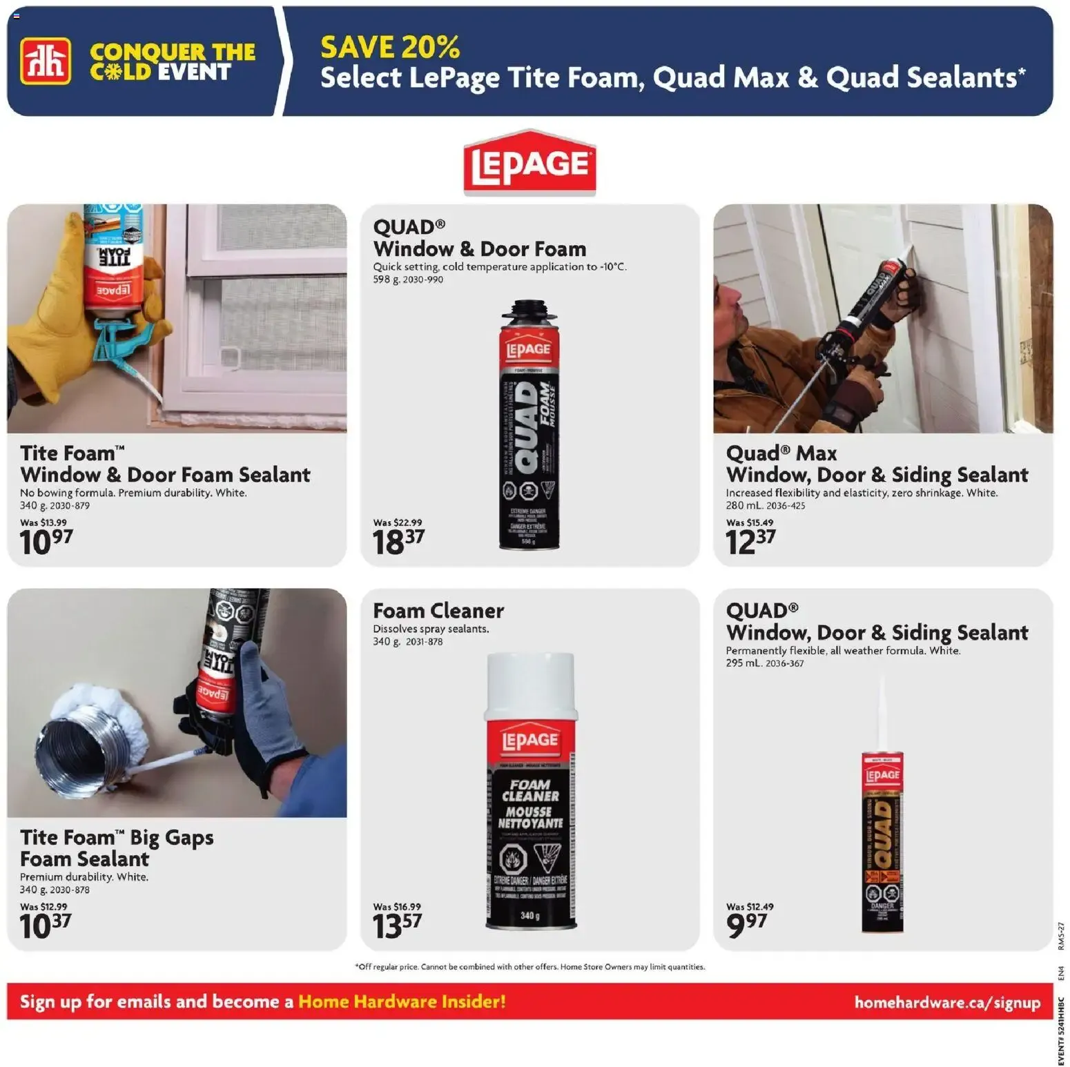 Home Hardware weekly flyer / circulaire from Oct 8, 2026 > weekly specials & deals from October 8 to October 21 2026 - flyer page 8