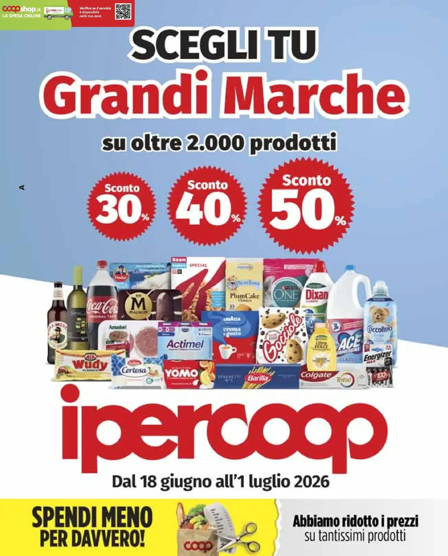 Ipercoop: Grandi Marche con Sconti