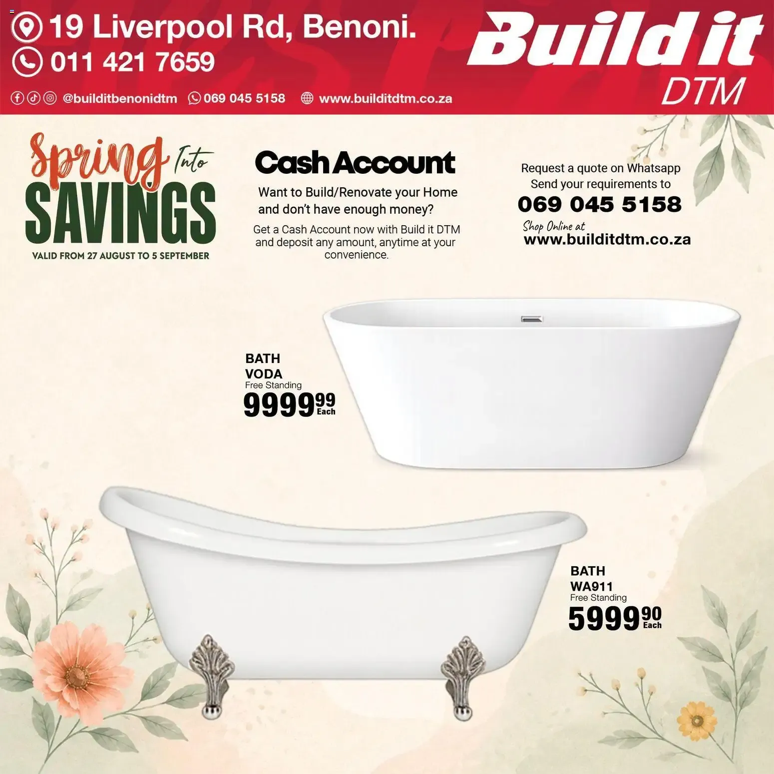 Build it DTM - Spring Savings from 27 August to 5 September 2023 - Catalogue Page 9