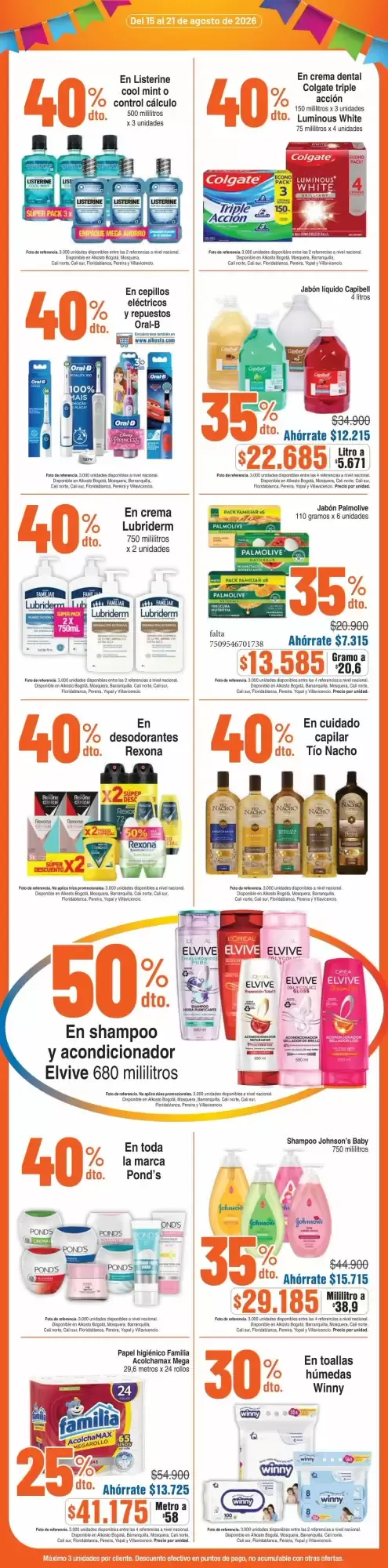Catalogo de AGOSTO ALKOSTO Ofertas destacadas en MERCADO 15 de agosto al 21 de agosto 2026 - Pag 5