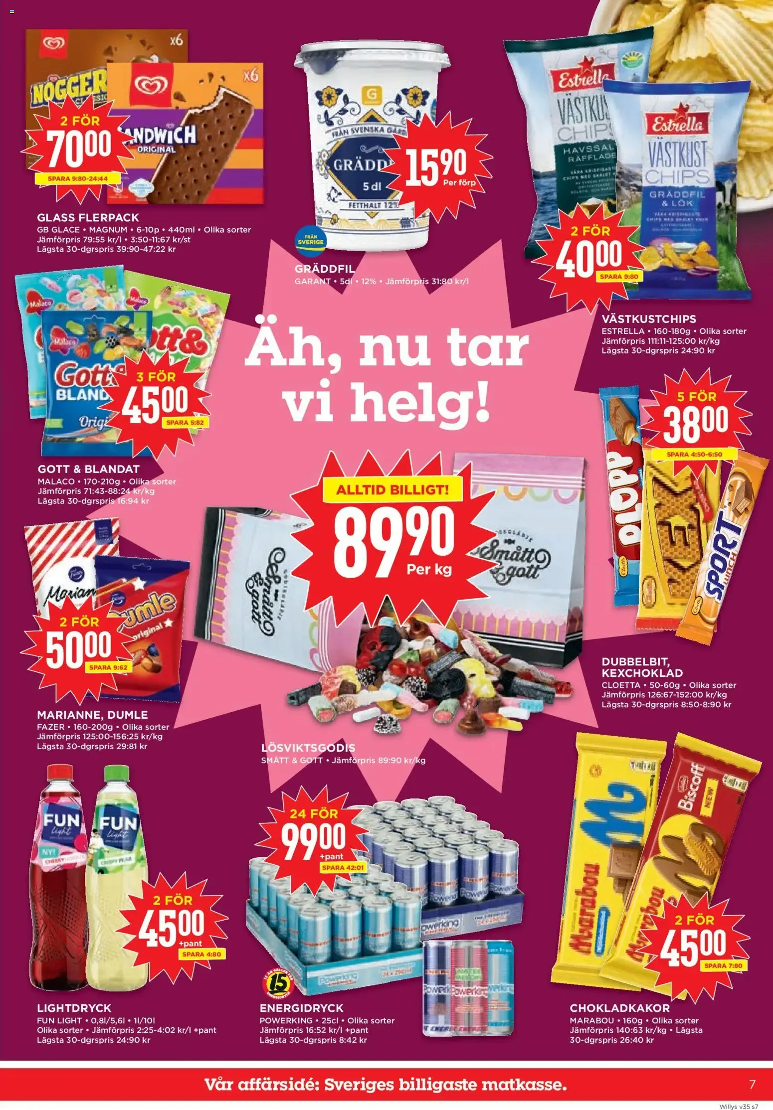 Willys från 24 augusti till 30 augusti 2026 - Reklamblad sidor 7