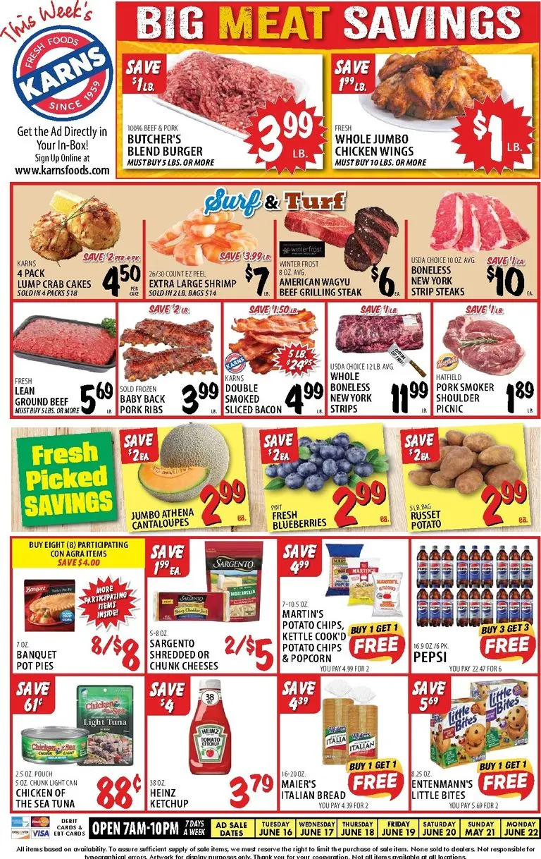 Karns - Big Meat Savings
