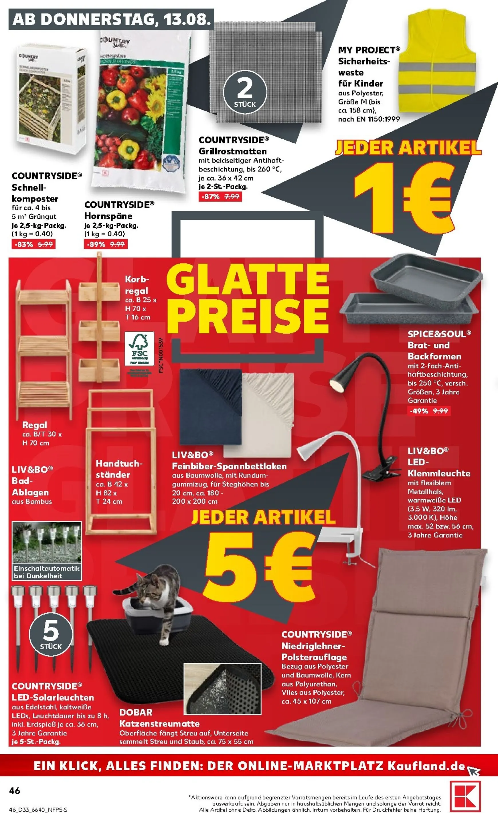 Neuer Kaufland Prospekt – von Donnerstag 13.08.2026 bis Mittwoch 19.08.2026 von 13. August bis 19. August 2026 - Prospekt seite 46