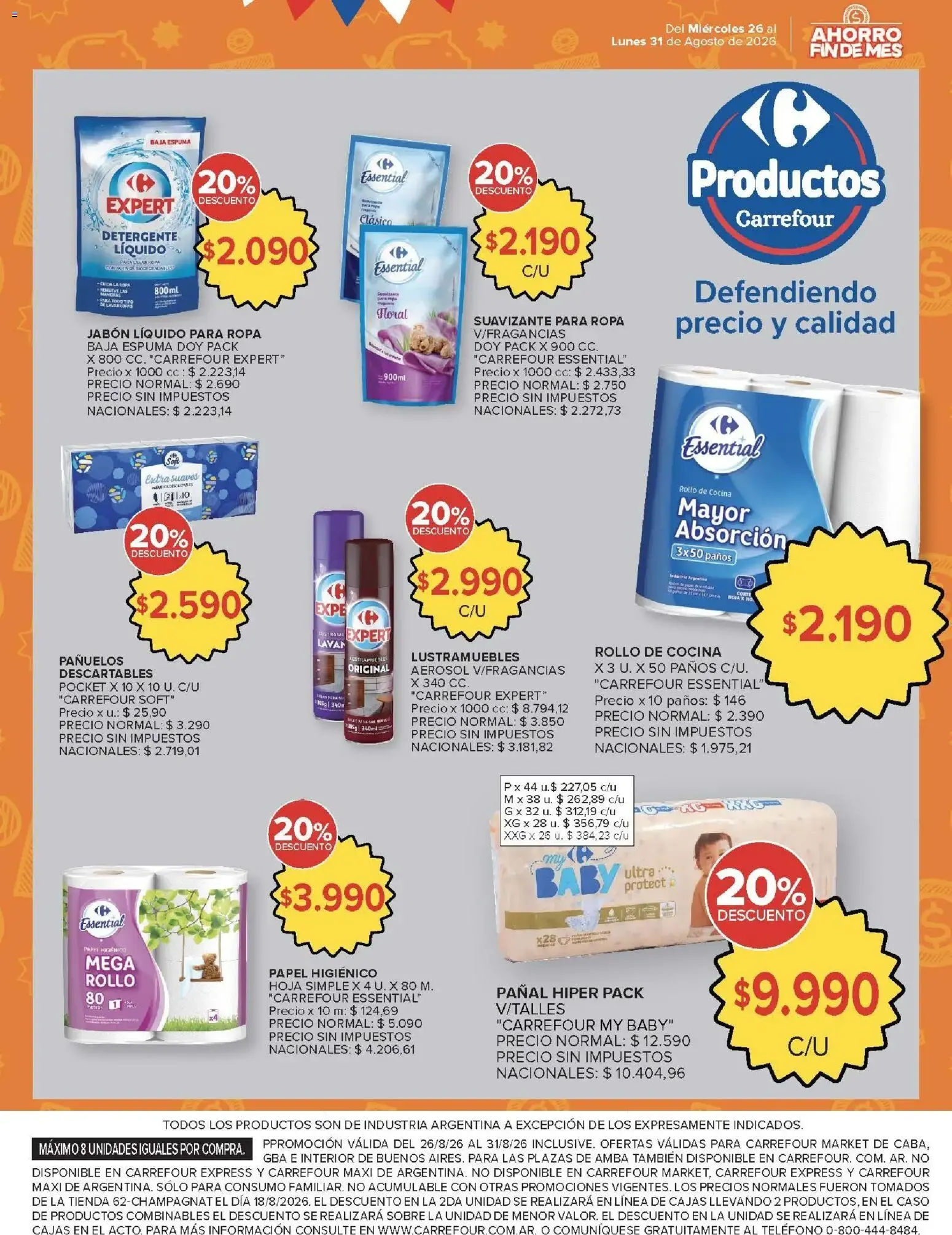 Ofertas de Carrefour ofertas || del 26/08/2026 - 31/08/2026 || Promociones 26 de agosto al 31 de agosto 2026 - Página 52 del catálogo