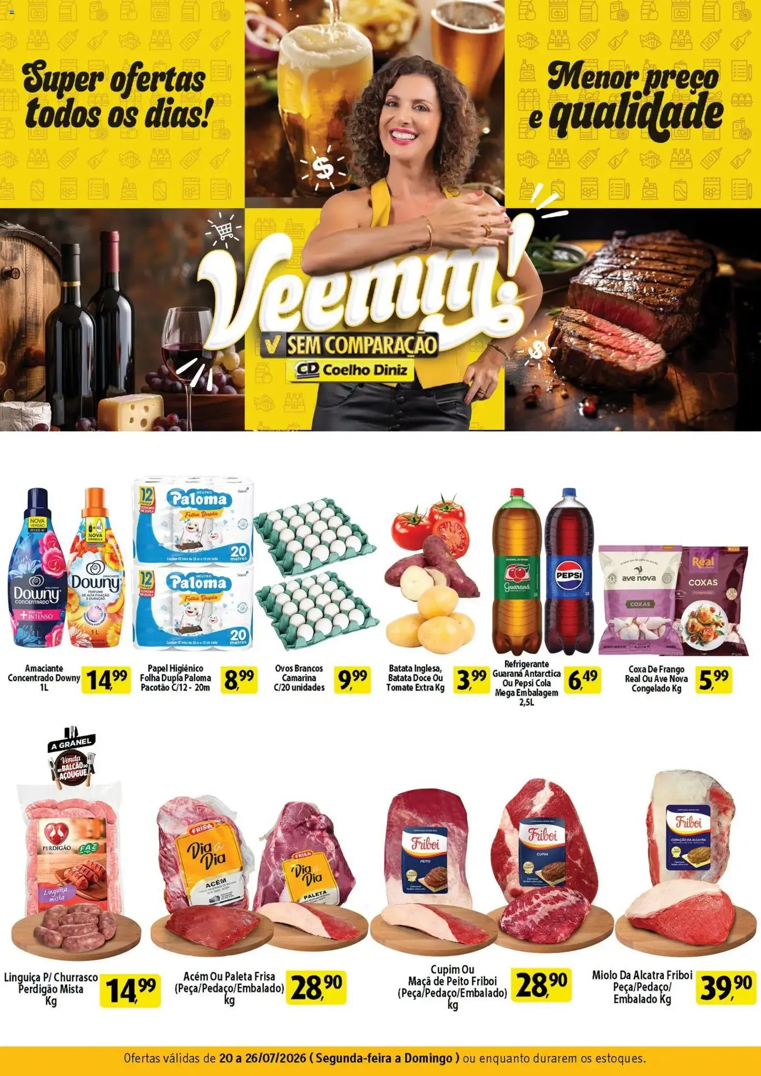 Encarte de Coelho Diniz ofertas Semanal de 20/07/2026 | Promoções Online 20 de julho até 26 de julho 2026 - Pagina 1