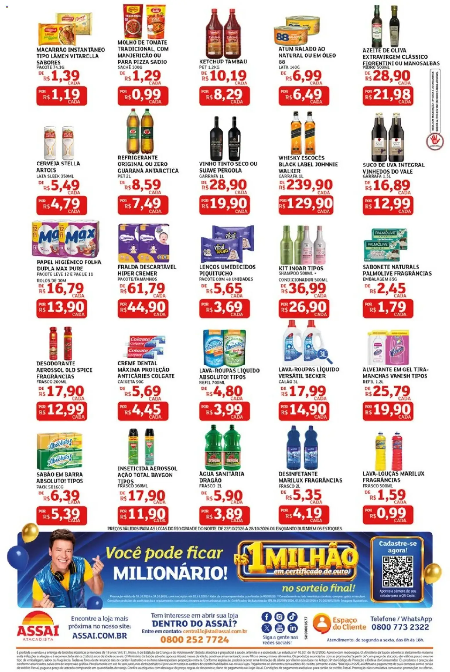 Encarte de Assaí Atacadista ofertas - RN de 22/10/2026 | Promoções Online 22 de outubro até 28 de outubro 2026 - Pagina 2