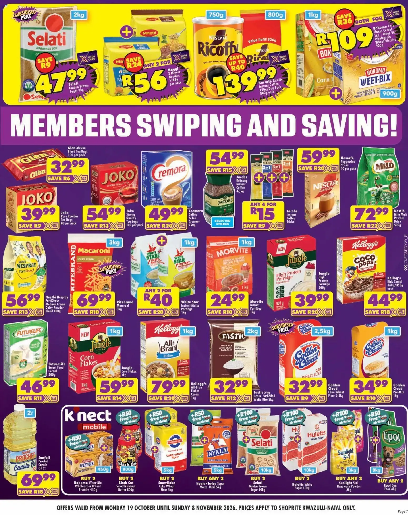 Shoprite Specials (19/10/2026 - 08/11/2026) → Online Catalogue from 19 October to 8 November 2026 - Catalogue Page 7
