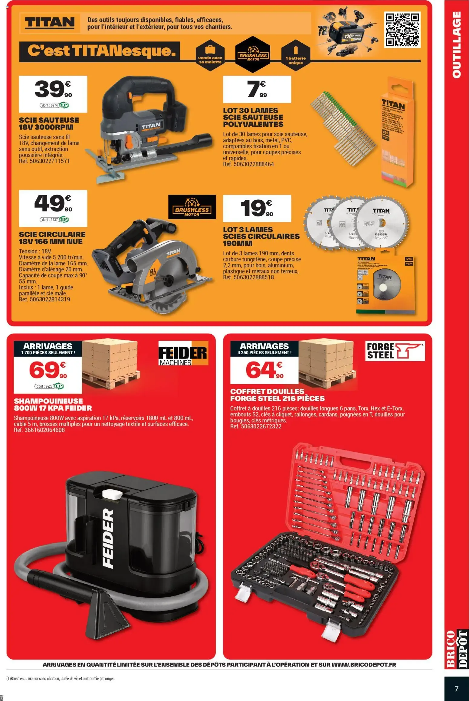 Brico Dépôt catalogue à partir du 21/08/2026 - promo en ligne du 21 août au 3 septembre 2026 - Catalogue page 7