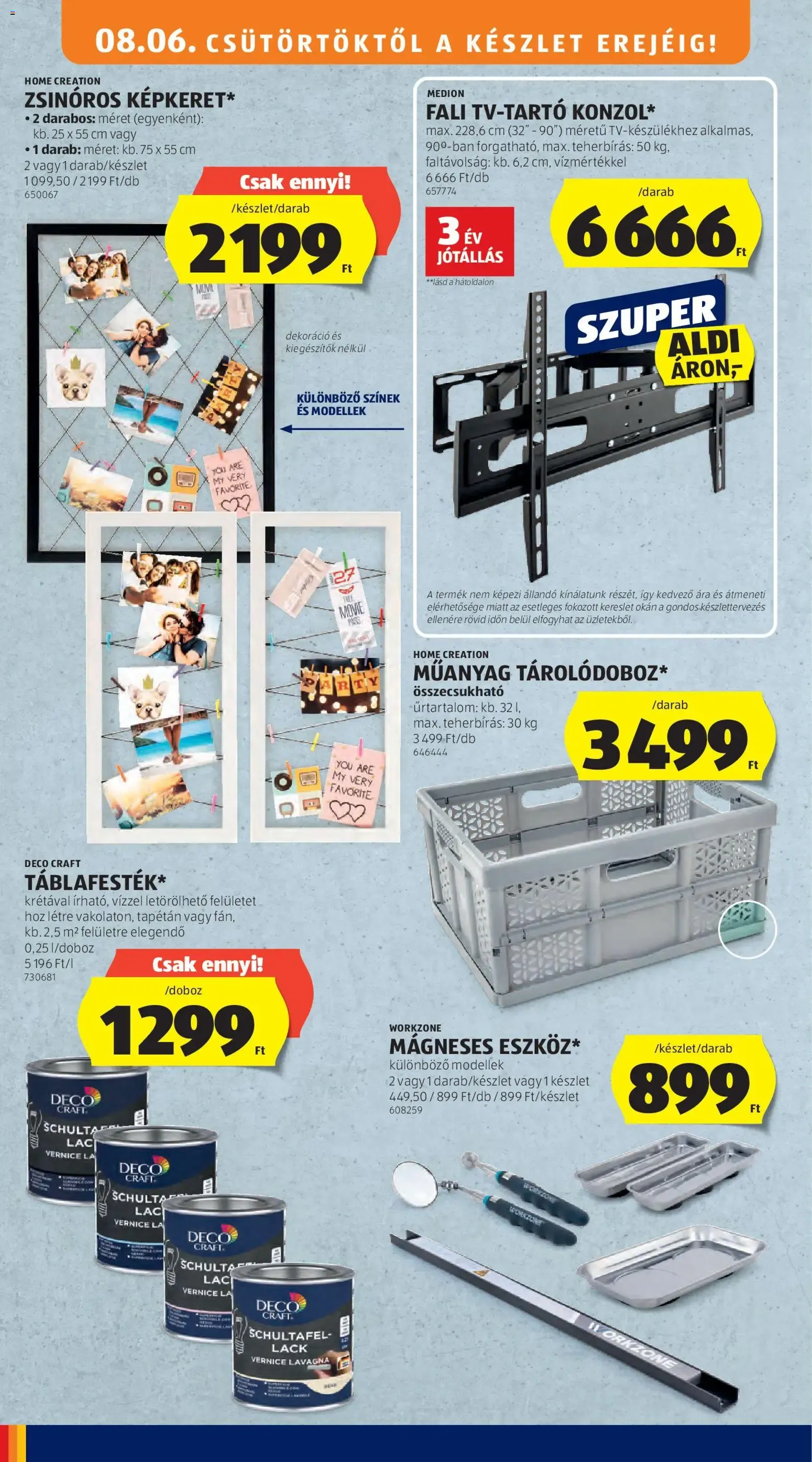 Katalógus Aldi Középső sor termékei - 2026.08.06. -tól/töl > akció, lapozható szórólap 🛍️ augusztus 6.-tól augusztus 12.-ig 2026. - Oldal 2