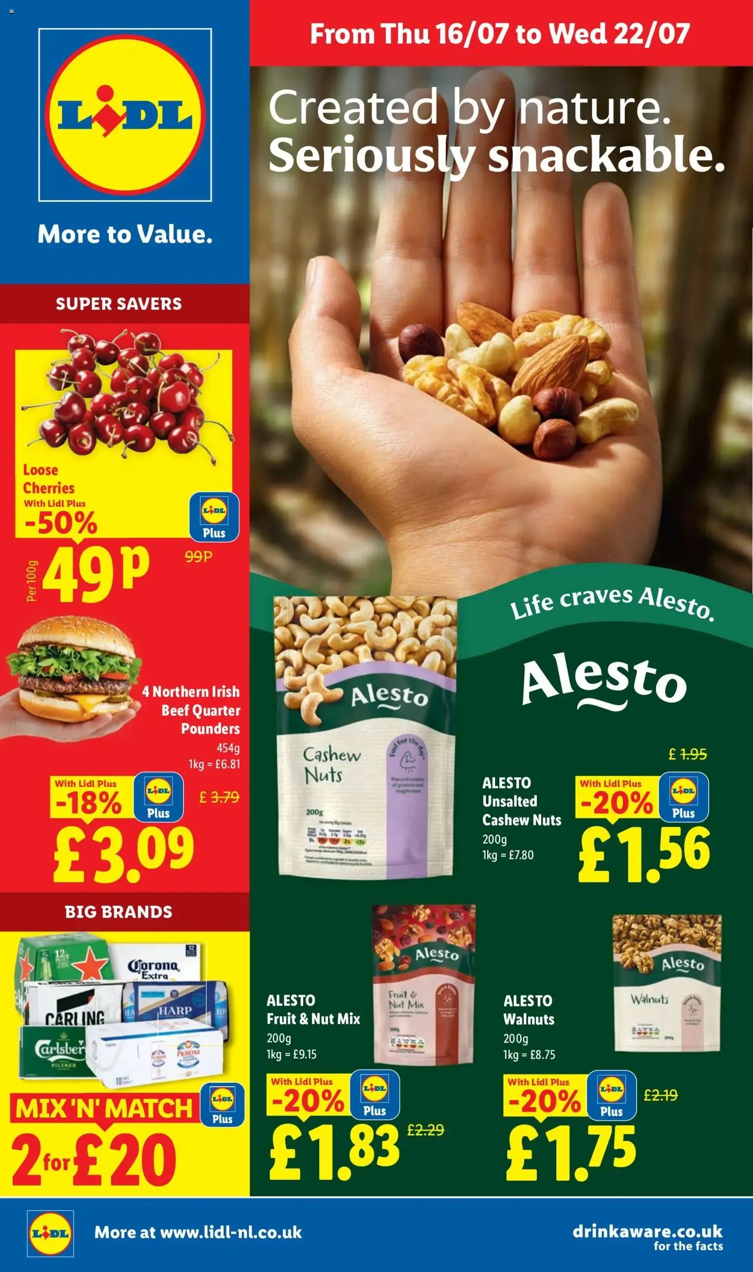 Weekly offers Lidl (16/07/2026 - 22/07/2026) - Offers Online from 16 July to 22 July 2026 - Catalogue Page 1
