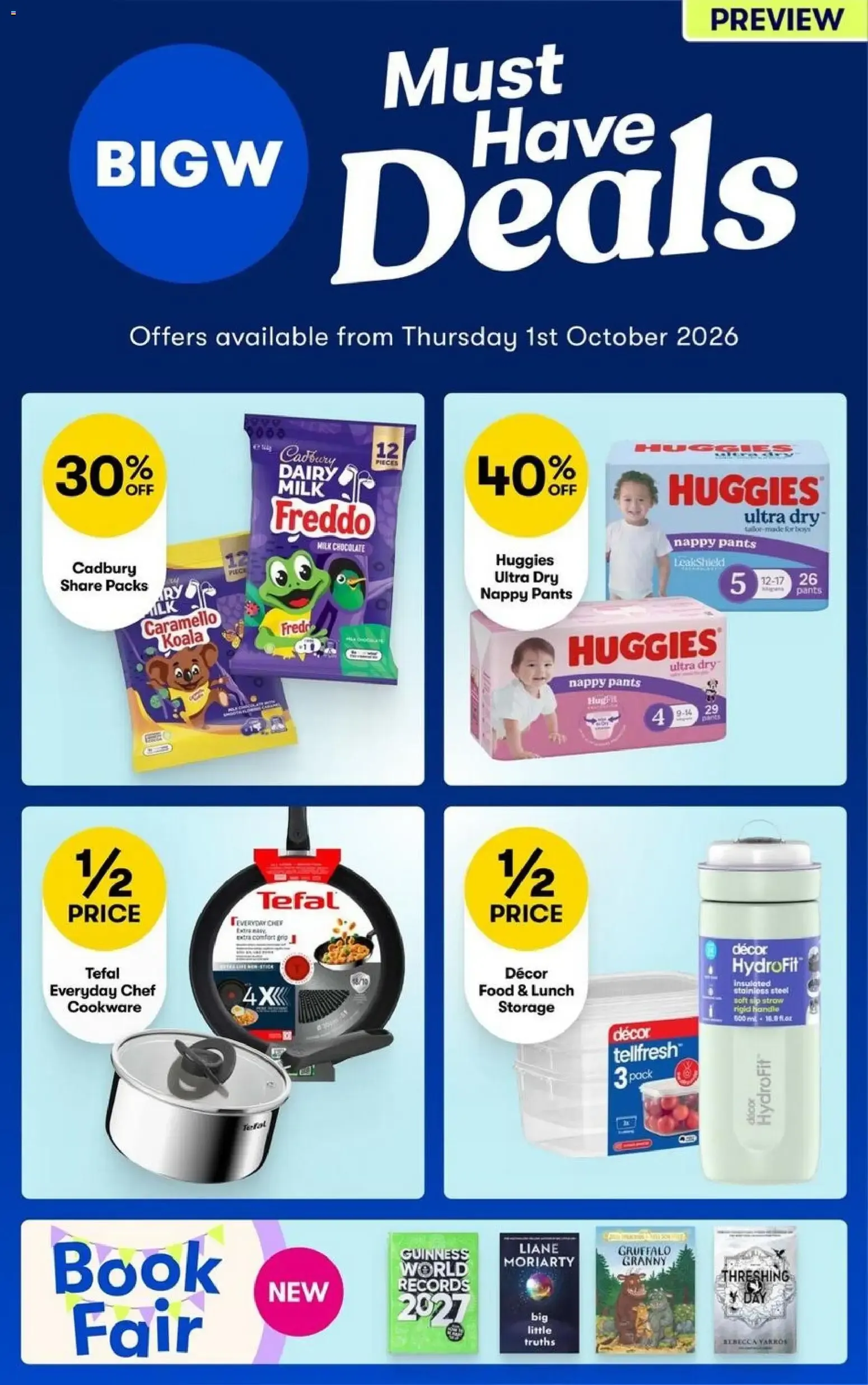 BIGW Must Have Deals - Catalogue valid from 1 October to 14 October 2026 - page 1