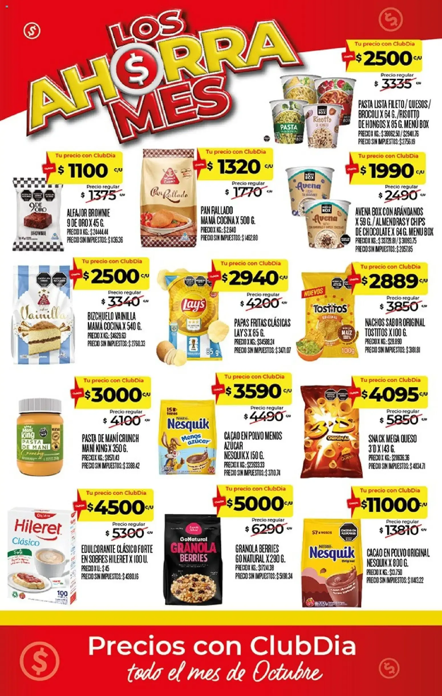 Ofertas de Los Ahorra Mes - Productos al mismo precio todo Octubre 1 de octubre al 31 de octubre 2026 - Página 4 del catálogo