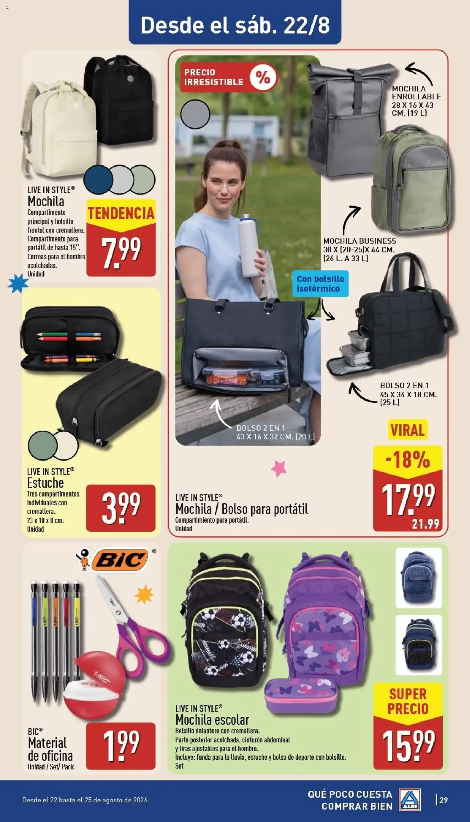 Catálogo de Aldi: Frescura a precios para tirarse a la piscina 17 de agosto al 23 de agosto 2026 - Página 29
