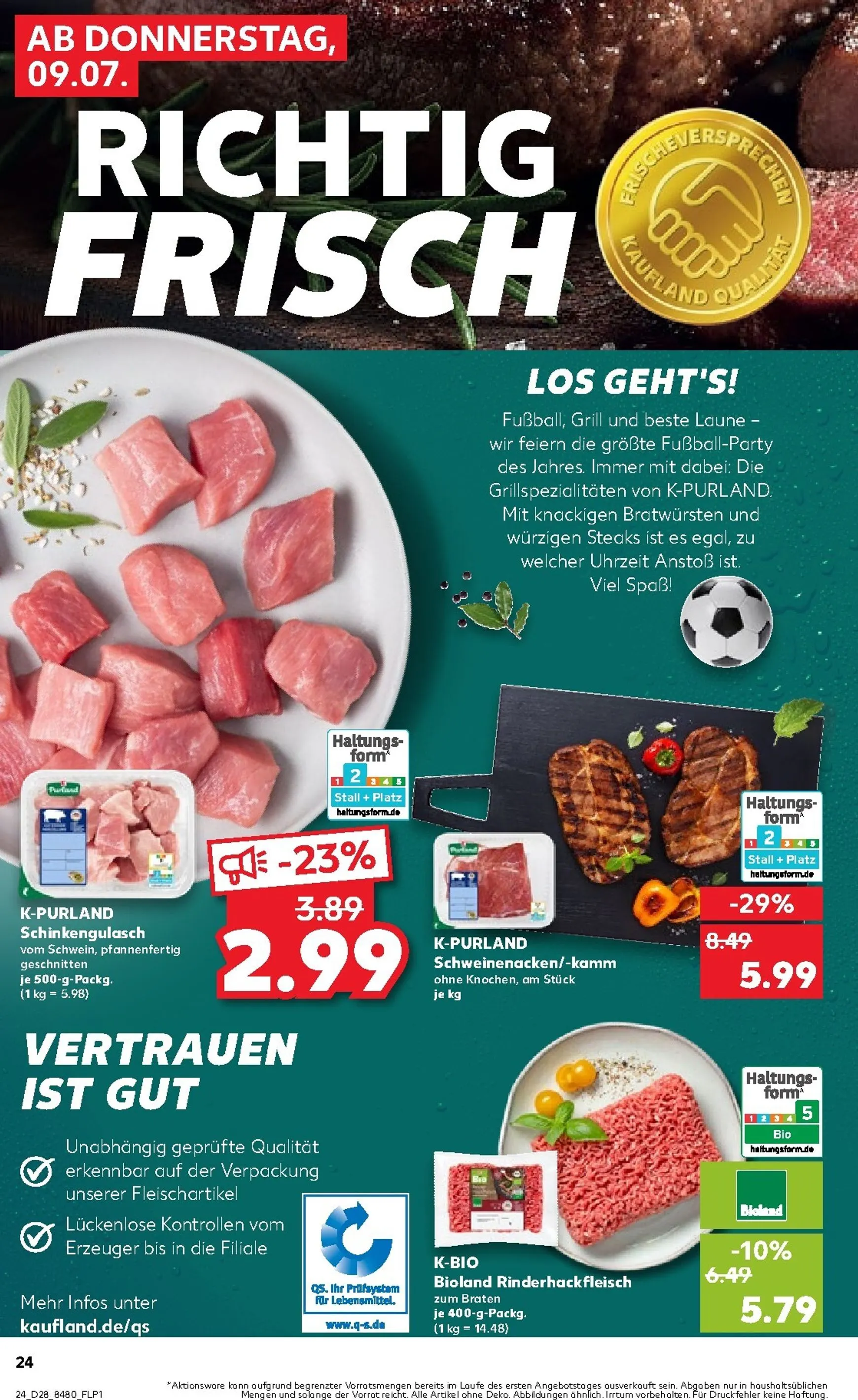 Kaufland Prospekt nächste Woche – von Donnerstag 09.07.2026 bis Mittwoch 15.07.2026 von 9. Juli bis 15. Juli 2026 - Prospekt seite 24