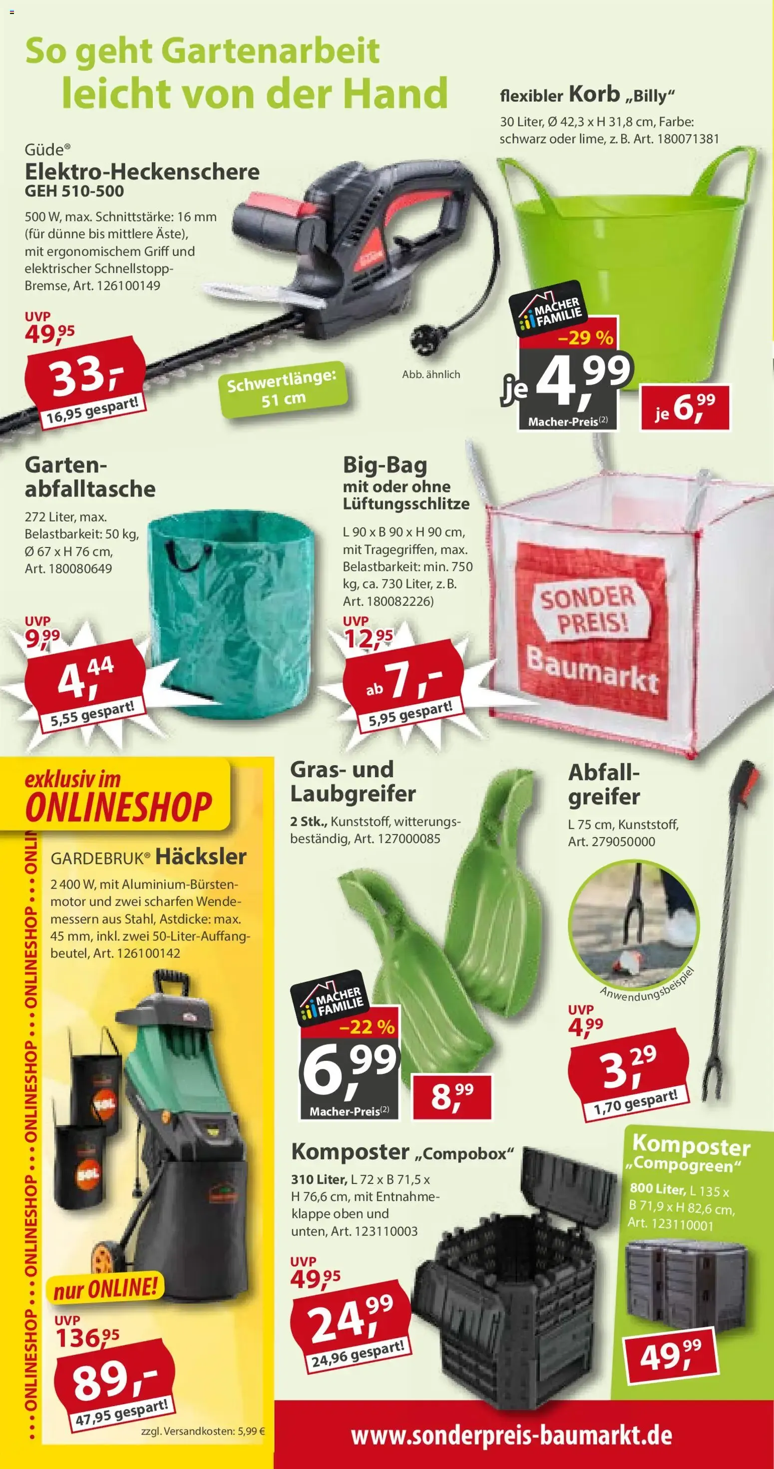 Sonderpreis Baumarkt Prospekt (ab 29.08.2026) zum Blättern von 29. August bis 4. September 2026 - Prospekt seite 6
