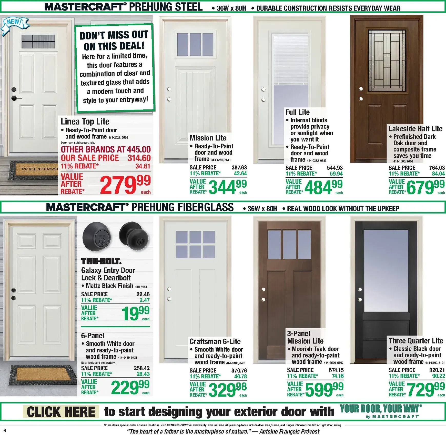 Weekly ad Current Menards - 11% Rebate Sale leaflet valid from Thursday 06/11/2026 to Sunday 06/21/2026 from June 11 to June 21 2026 - Page 6