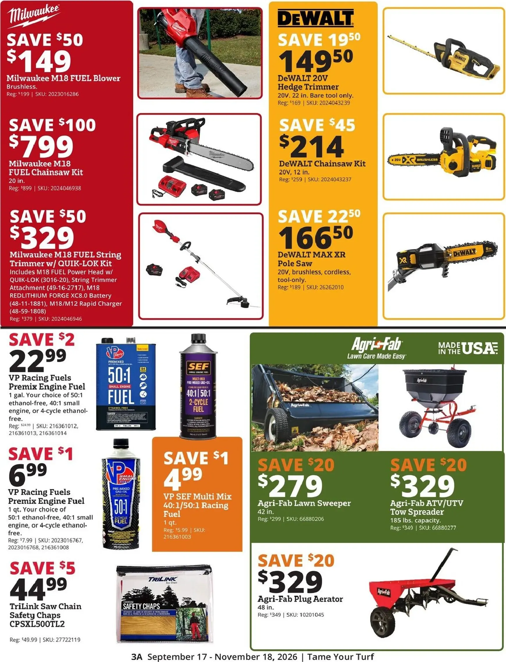 Weekly ad Rural King | Tame Your Turf from September 17 to November 18 2026 - Page 3
