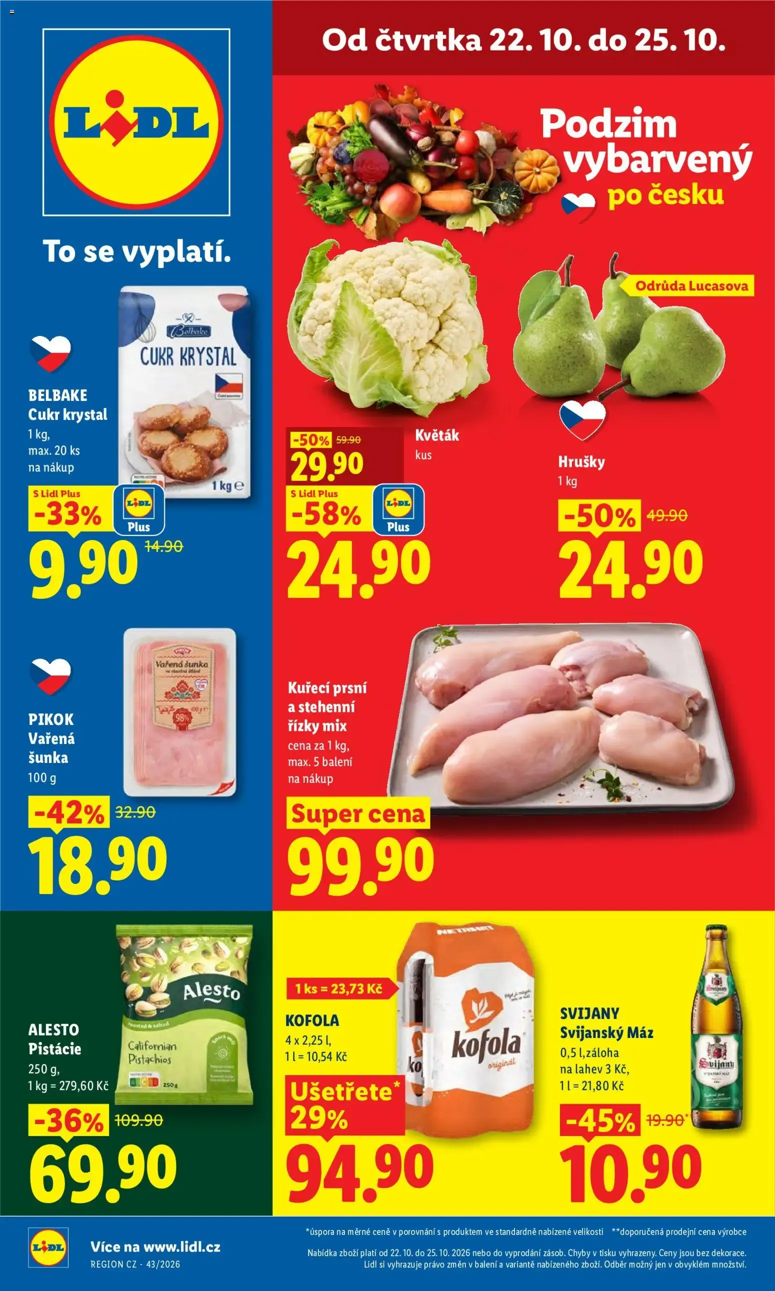 Lidl: Podzim vybarvený po česku - 22. října 25. října 2026 - Page 1