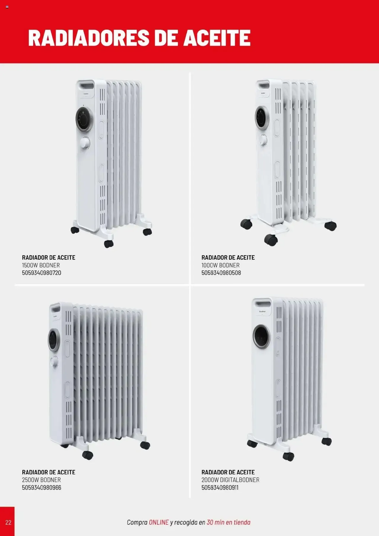 Catálogo de Brico Depôt - Catálogo Calefacción 21 de octubre al 31 de diciembre 2026 - Página 22
