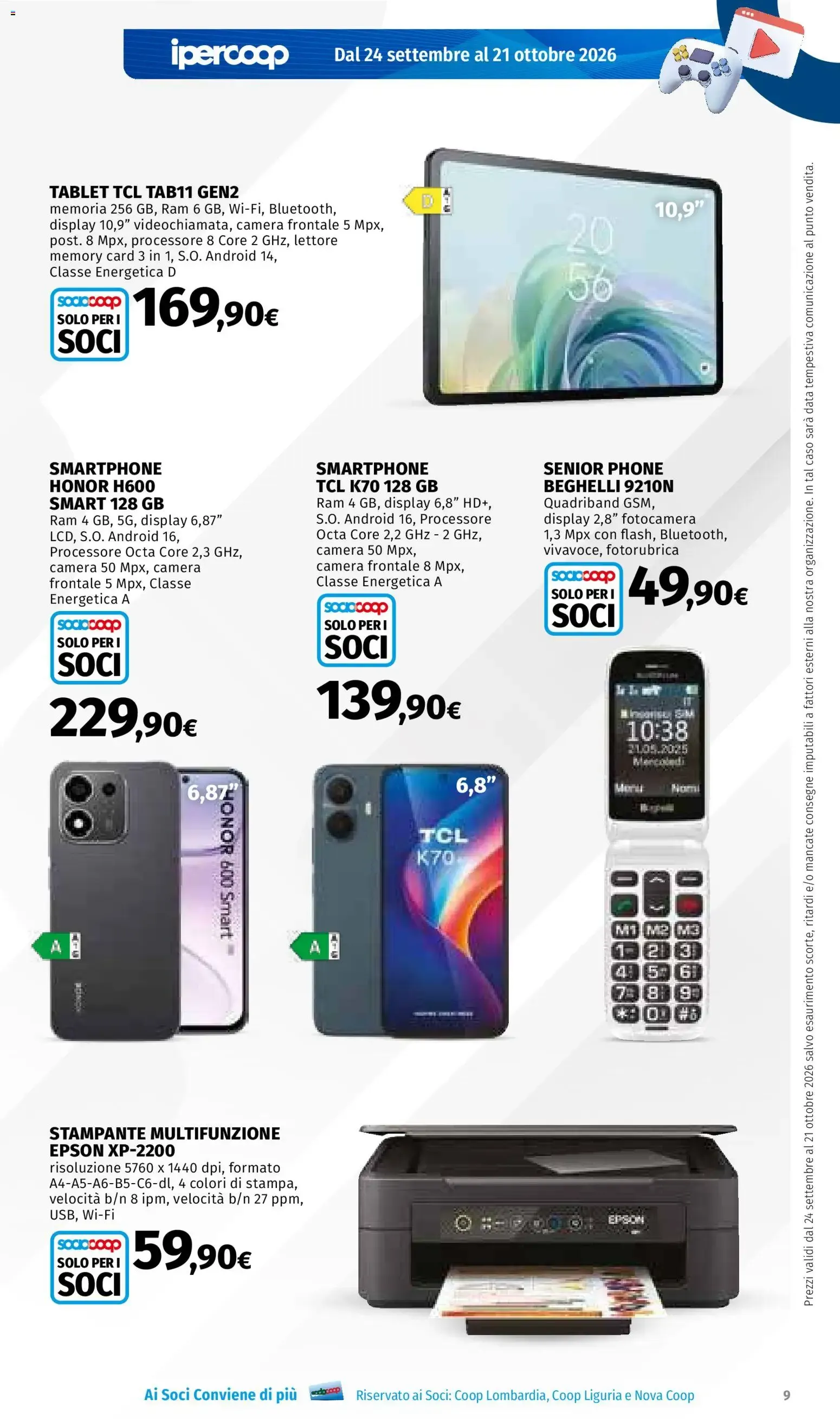 Ipercoop Tendenze d'Autunno da 24 settembre a 21 ottobre di 2026 - Pagina del volantino 9