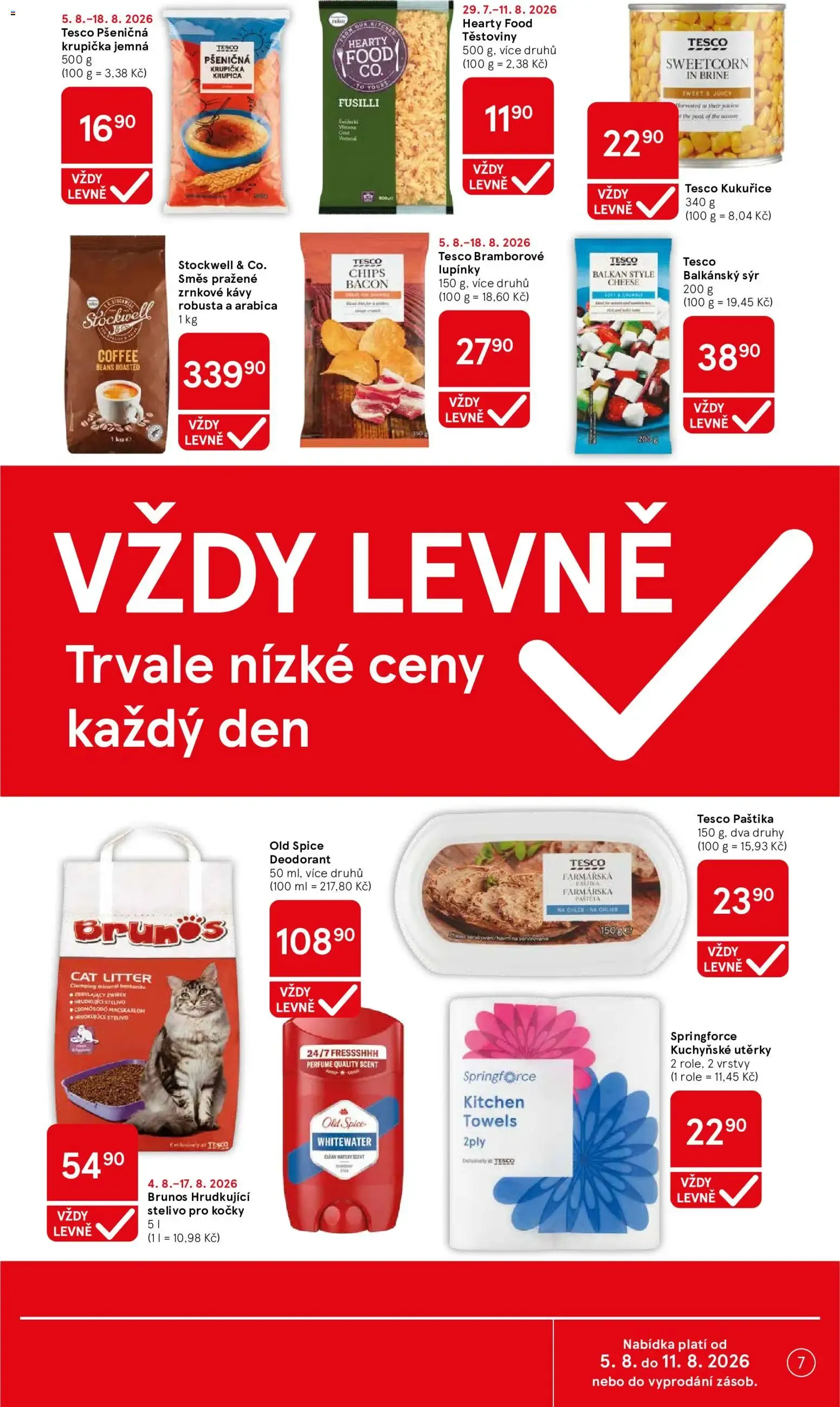Tesco Supermarket Ofertas Semanales - 5. srpna 11. srpna 2026 - Page 7