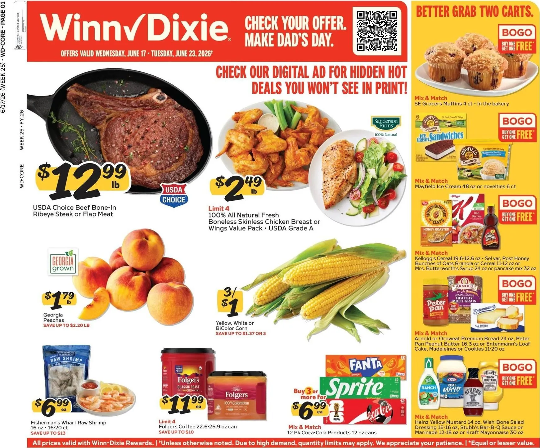 Current Winn-Dixie leaflet valid from Wednesday 06/17/2026 to Tuesday 06/23/2026
