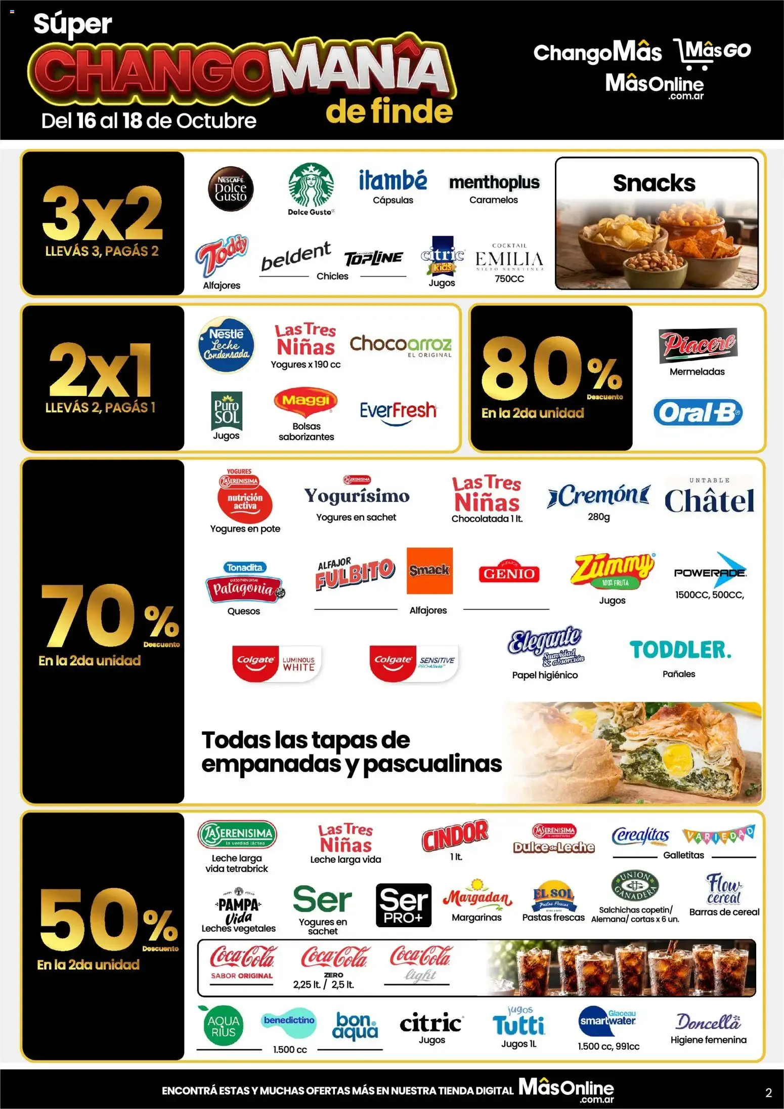 Ofertas de Changomas - Super Changomanía de finde || del 16/10/2026 - 18/10/2026 || Catálogo 16 de octubre al 18 de octubre 2026 - Página 2 del catálogo