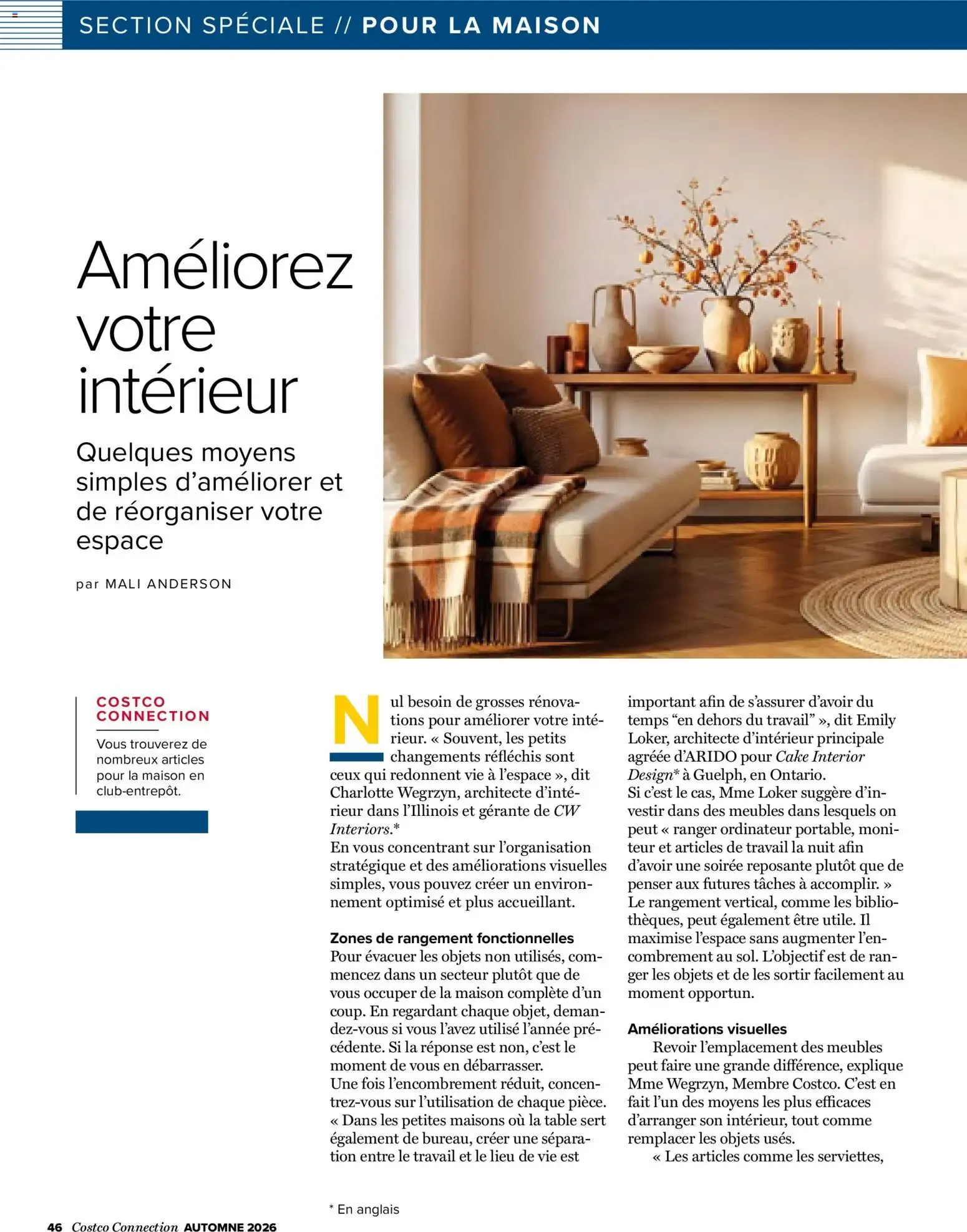 Costco Connection à partir du 28/09/2026 - promo en ligne du 28 septembre au 2 novembre 2026 - Catalogue page 46