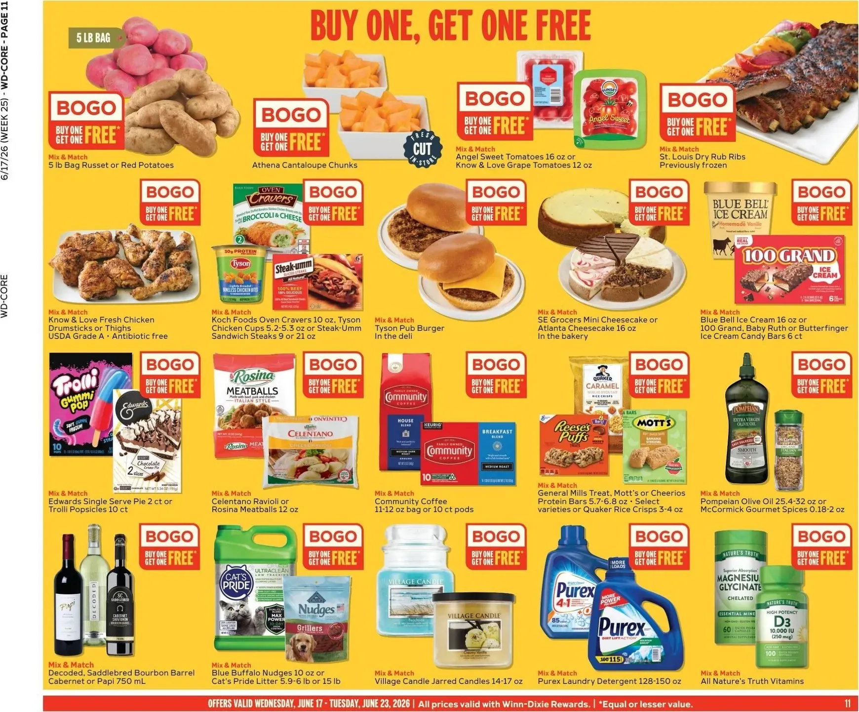 Weekly ad Current Winn-Dixie leaflet valid from Wednesday 06/17/2026 to Tuesday 06/23/2026 from June 17 to June 23 2026 - Page 11