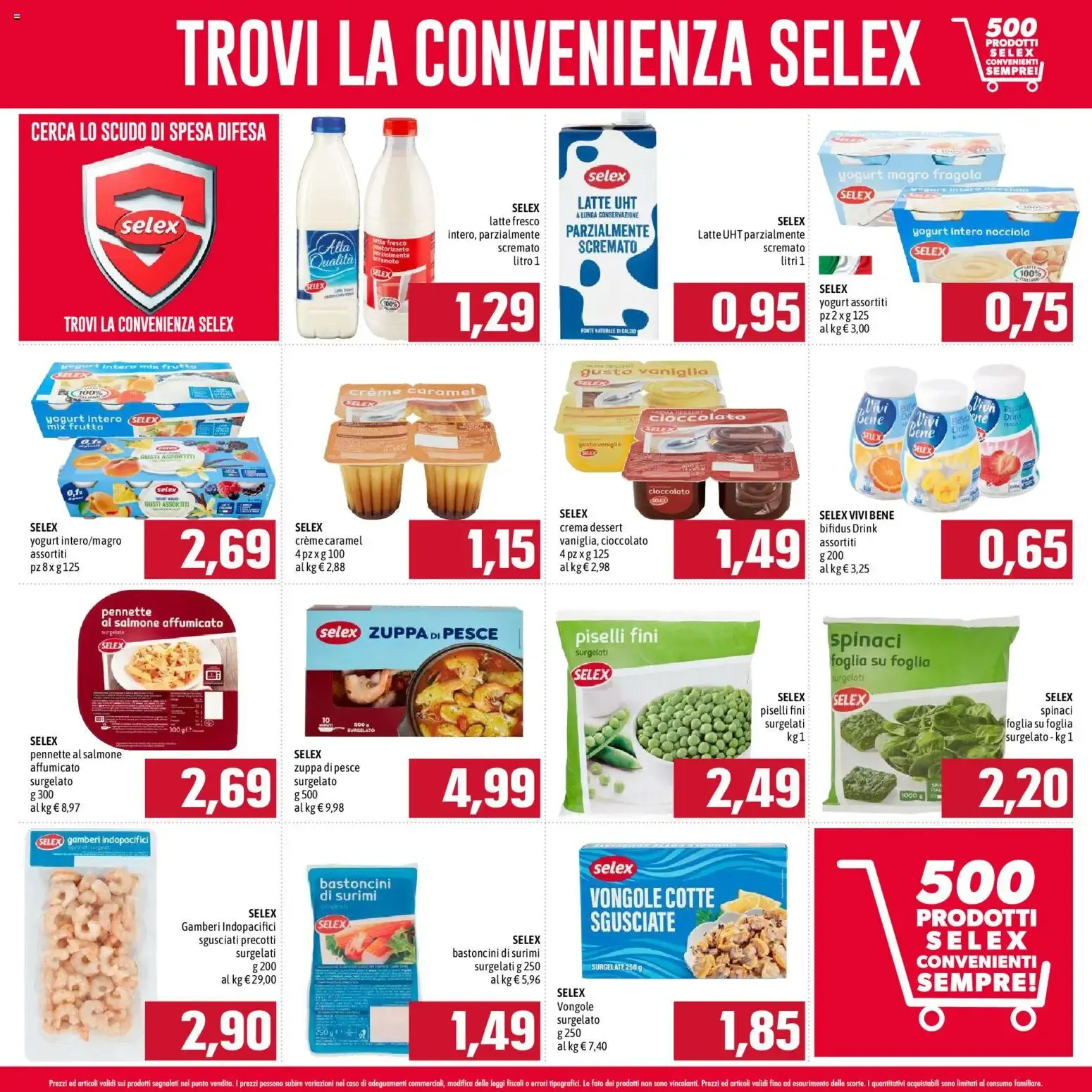 Emisfero Ipermercati: Cerca lo scudo di Spesa Difesa con prodotti Selex da 21 settembre a 31 gennaio di 2027 - Pagina del volantino 3
