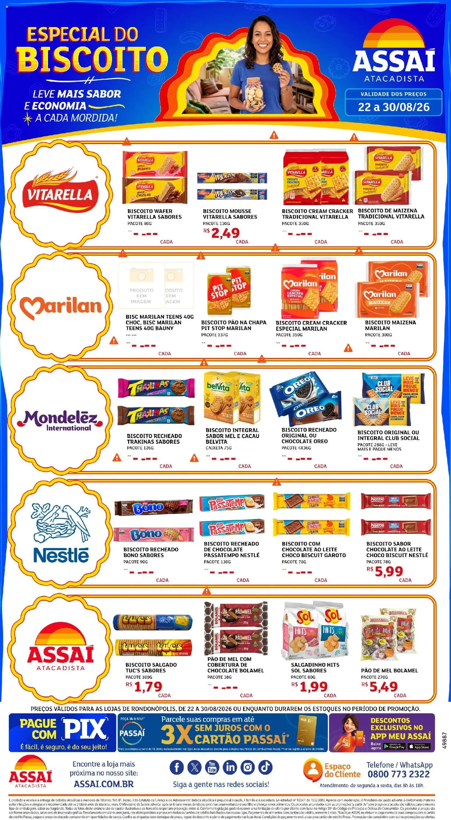 Encarte de Especial do Biscoito 22 de agosto até 30 de agosto 2026 - Pagina 1