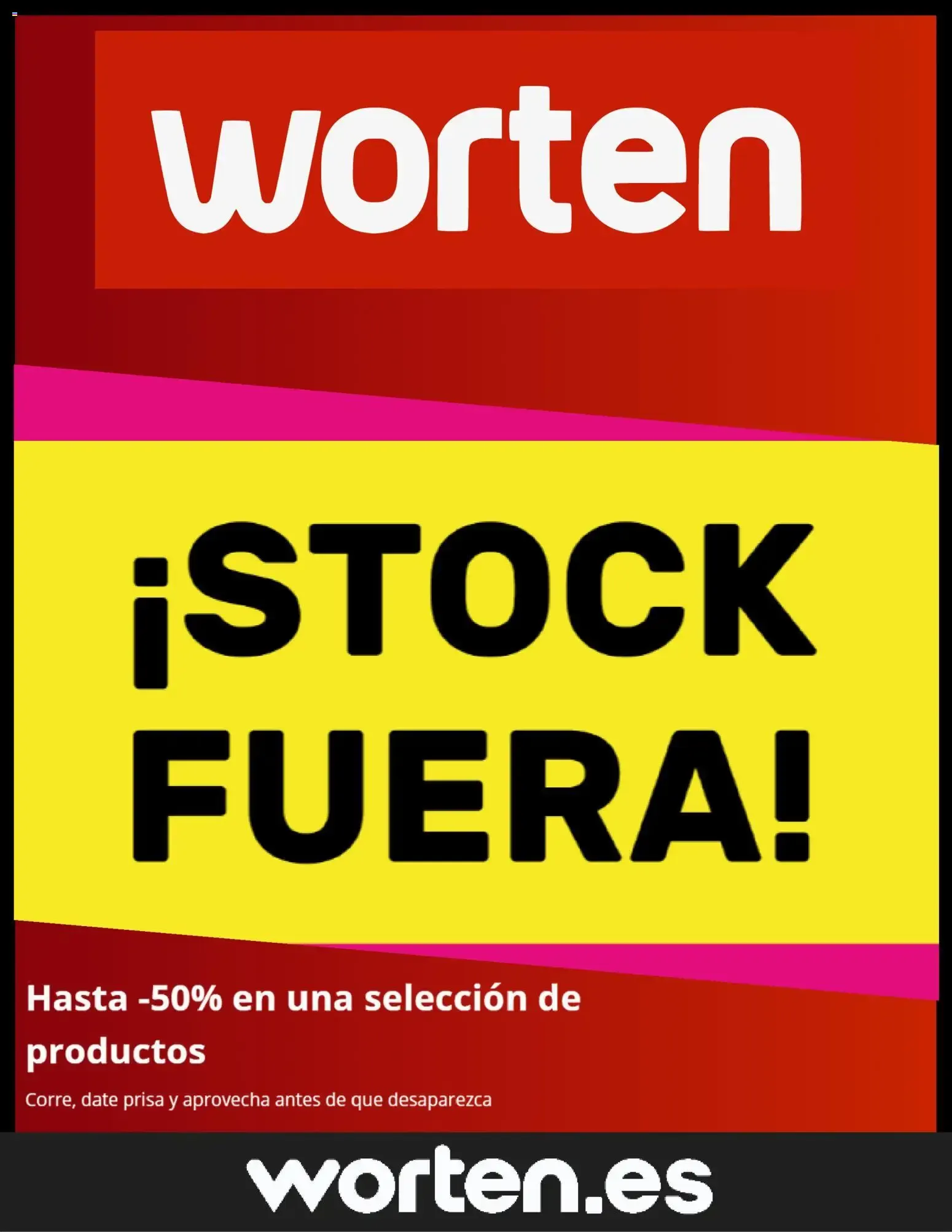 Catálogo de Worten ¡STOCK FUERA! 30 de junio al 6 de julio 2026 - Página 1