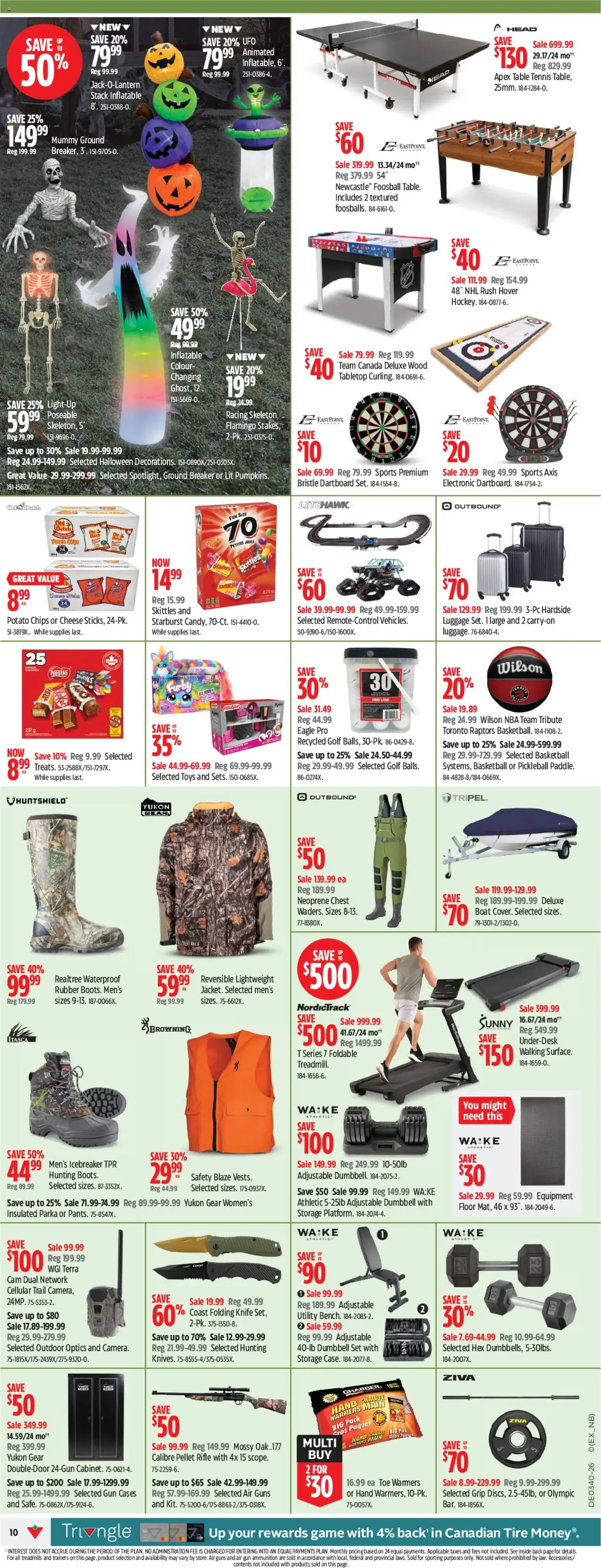 Canadian Tire weekly flyer from Oct 1, 2026 > weekly specials & deals from October 1 to October 7 2026 - flyer page 10