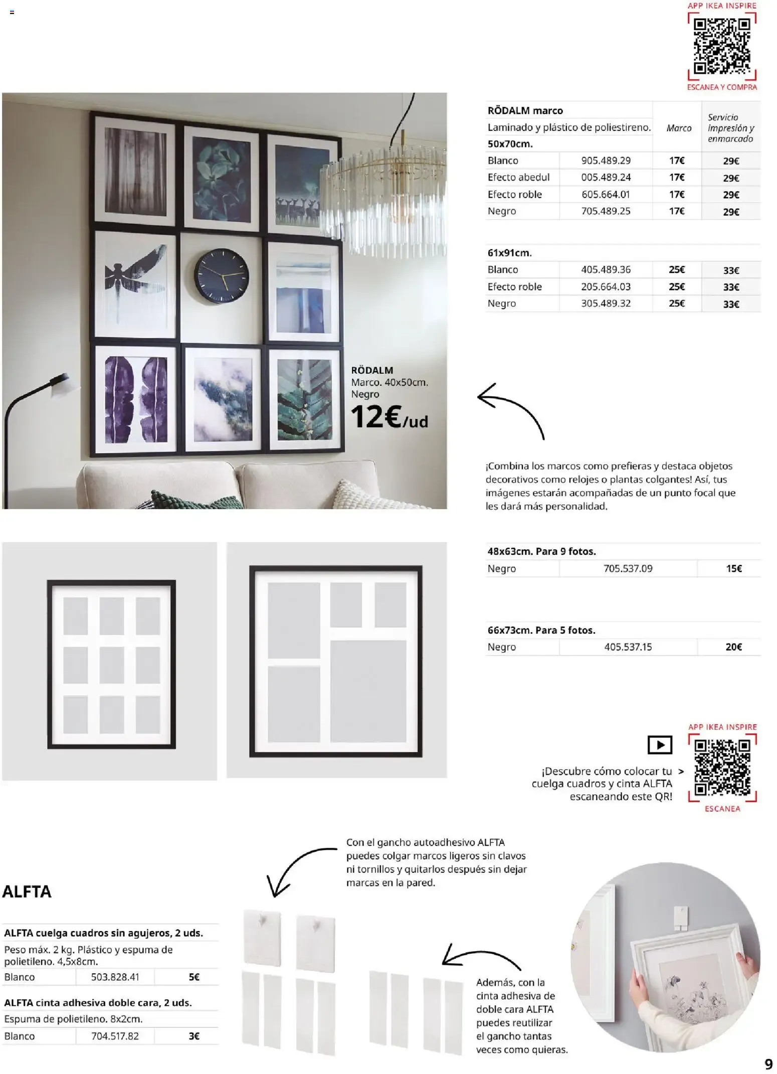 Catálogo de Guía de compra IKEA: Imprime y enmarca tus fotos 29 de abril al 31 de agosto 2026 - Página 9