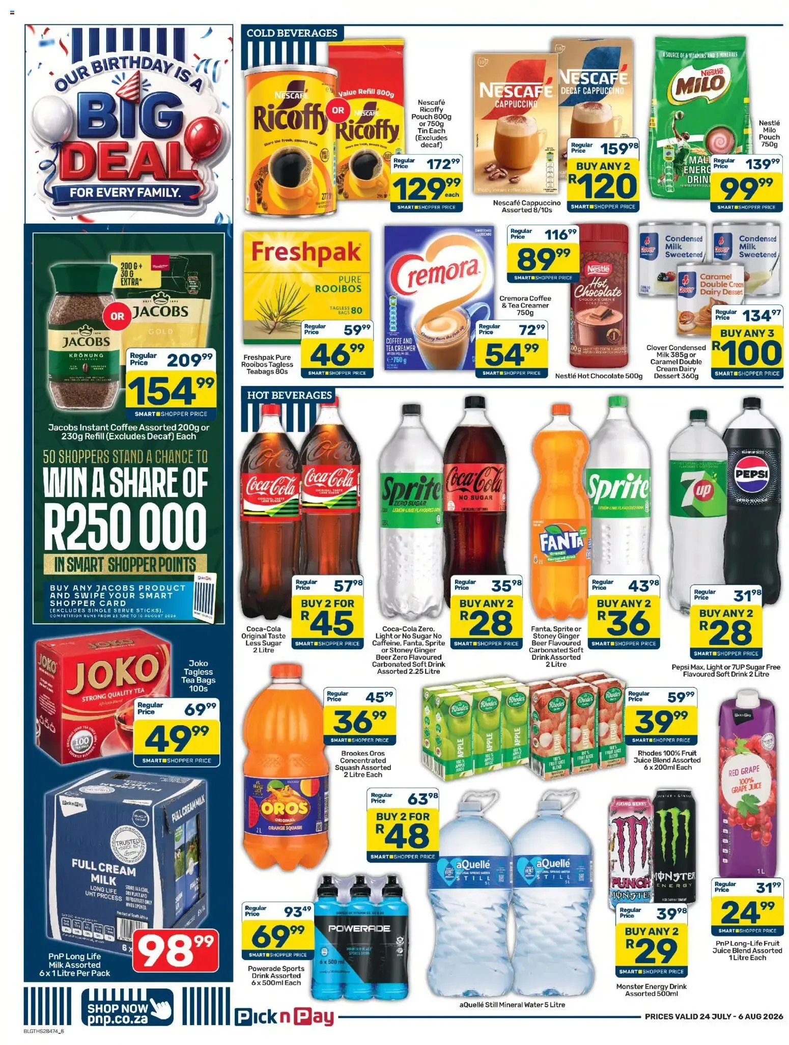 Pick n Pay Inland Provinces - Birthday Specials (24/07/2026 - 06/08/2026) Online from 24 July to 6 August 2026 - Catalogue Page 6