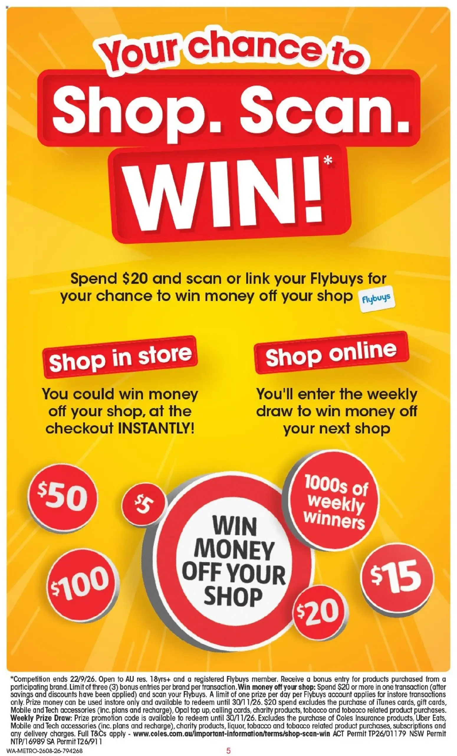 Coles catalogue valid from 26/08/2026 > Online Australia - Catalogue valid from 26 August to 1 September 2026 - page 5