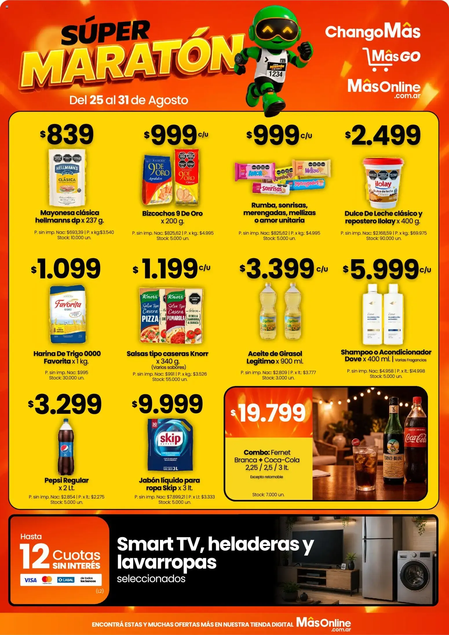 Ofertas de Changomas ofertas || del 25/08/2026 - 31/08/2026 || Catálogo 25 de agosto al 31 de agosto 2026 - Página 1 del catálogo