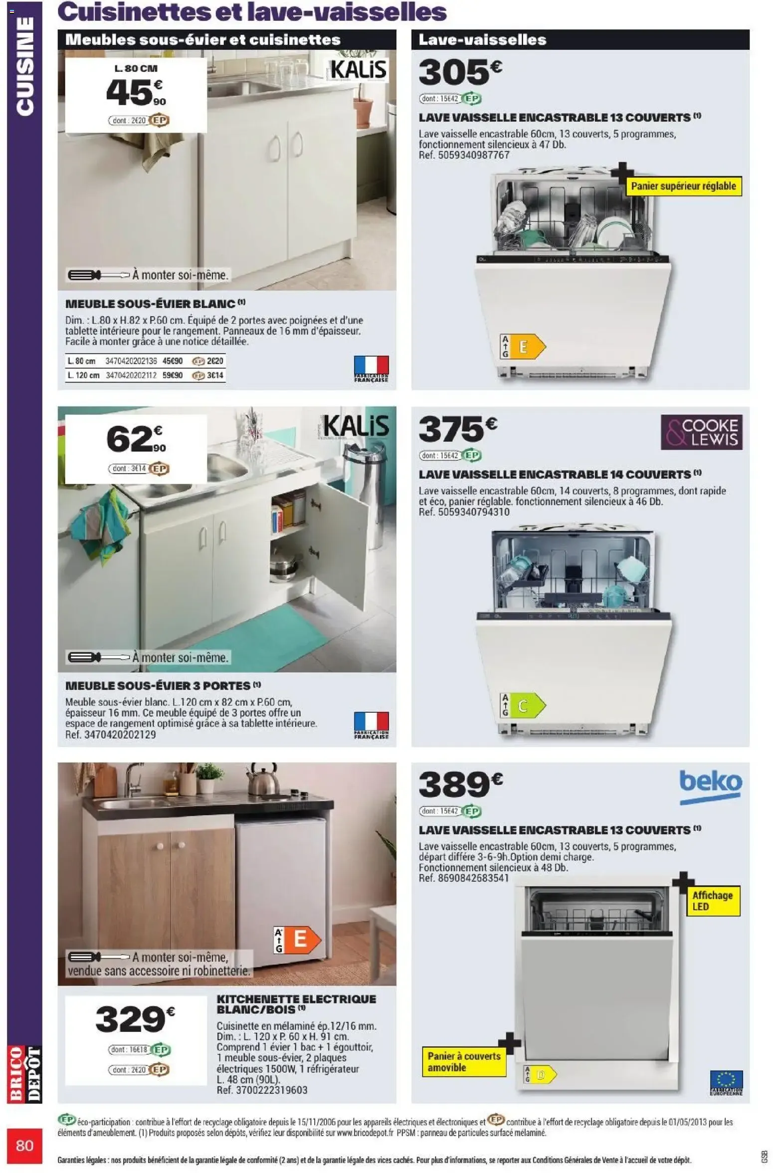 L'OFFICIEL DU BRICOLAGE - Automne du 17 septembre au 1 octobre 2026 - Catalogue page 80